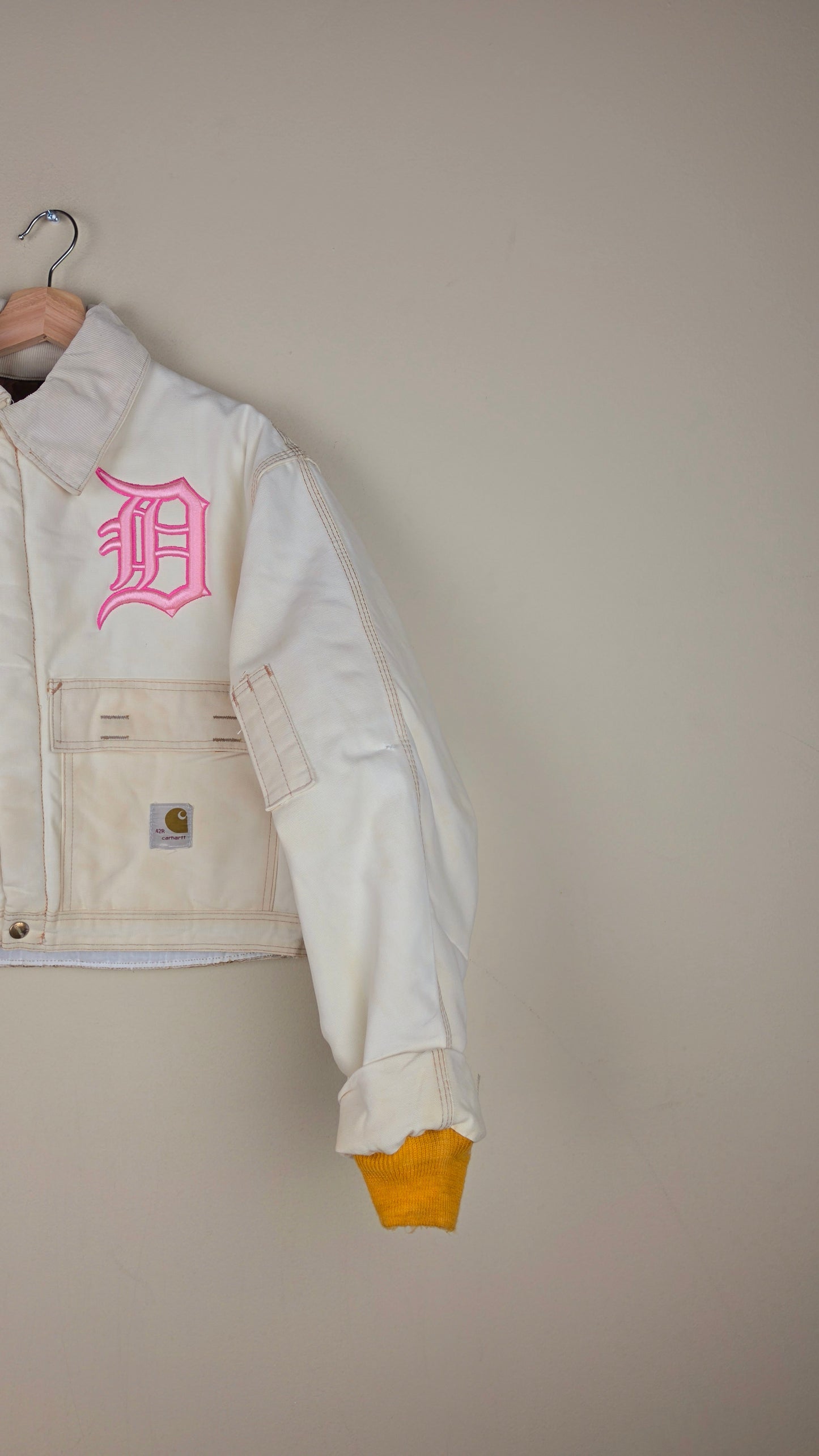 Vintage Carhartt X Detroit Cropped Jacket | Pastel | Size M | AU07