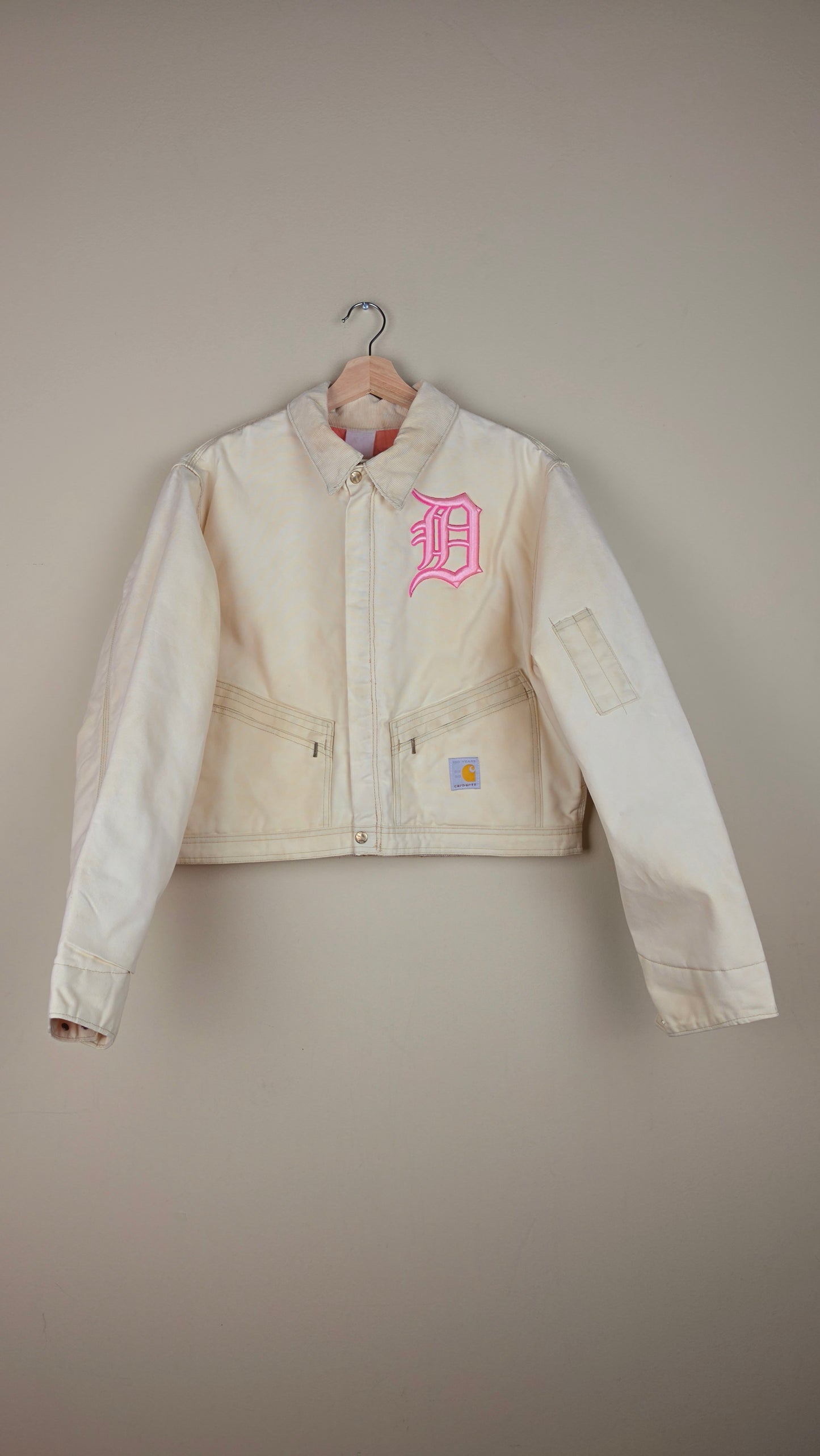 Vintage Carhartt X Detroit Cropped Jacket | Pastel | Size L | AU08