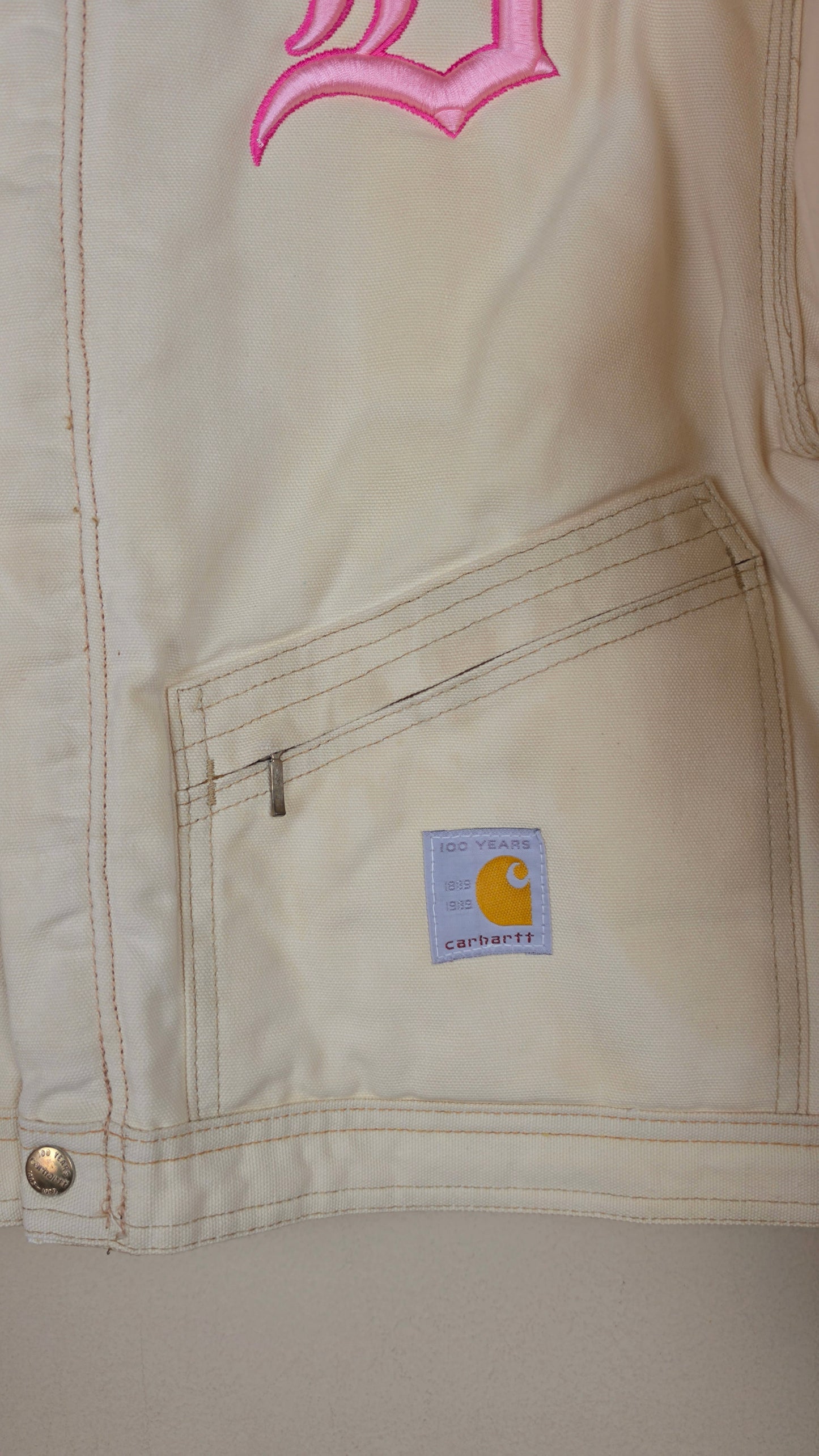 Vintage Carhartt X Detroit Cropped Jacket | Pastel | Size L | AU08