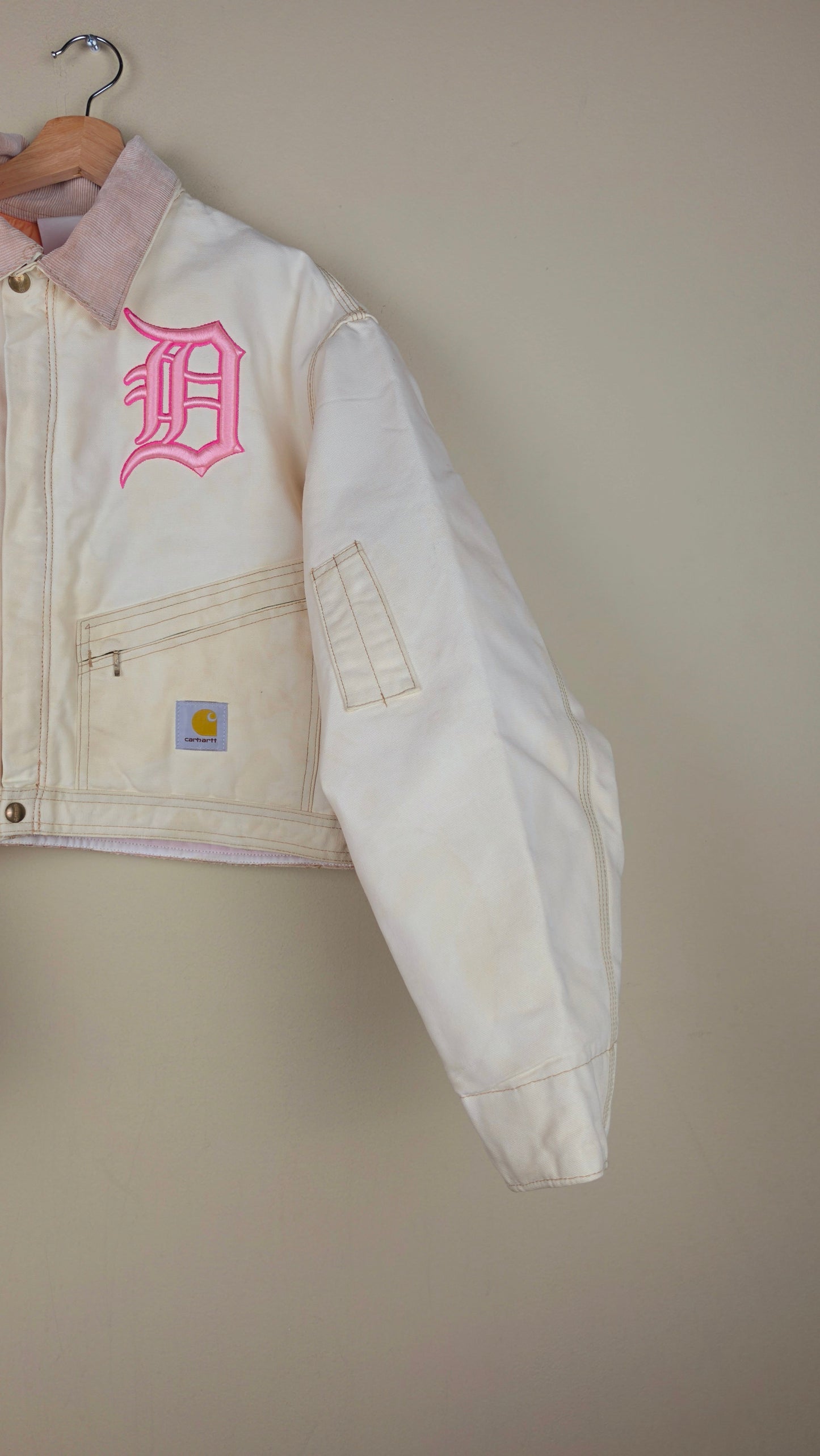 Vintage Carhartt X Detroit Cropped Jacket | Pastel | Size L | AU09