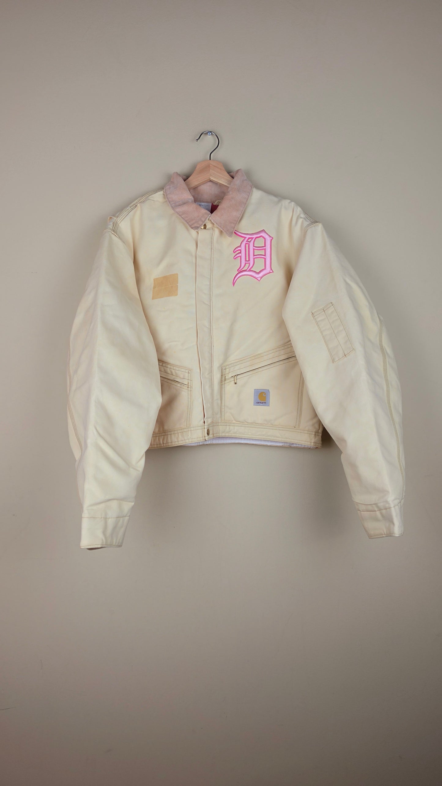 Vintage Carhartt X Detroit Cropped Jacket | Pastel | Size 2XL | AU10