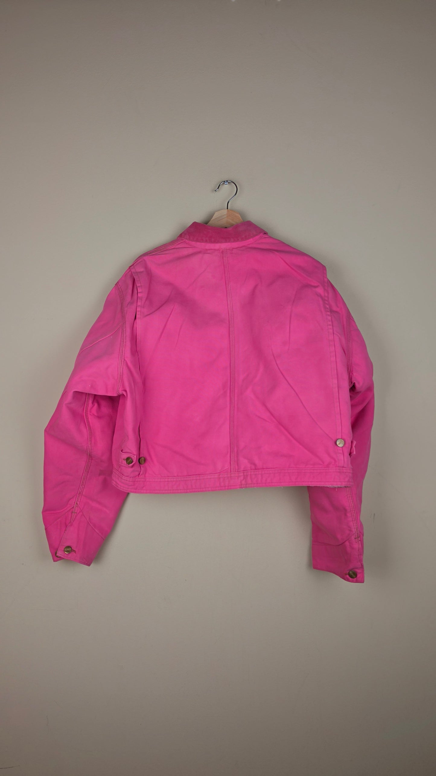 Vintage Carhartt X Detroit Cropped Jacket | Pink | Size XL | AU11