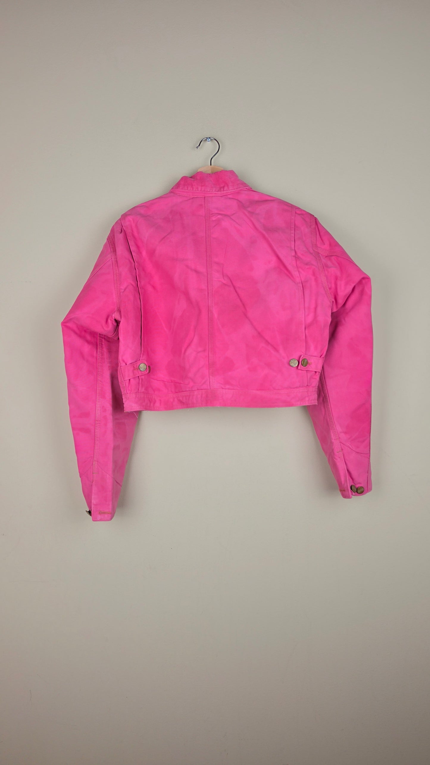 Vintage Carhartt X Detroit Cropped Jacket | Pink | Size S | AU12