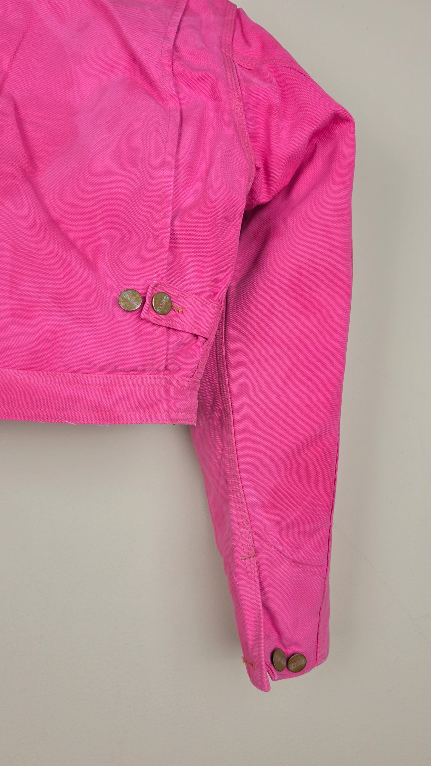 Vintage Carhartt X Detroit Cropped Jacket | Pink | Size S | AU12