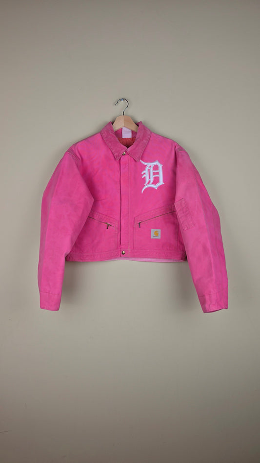 Vintage Carhartt X Detroit Cropped Jacket | Pink | Size XL | KR04
