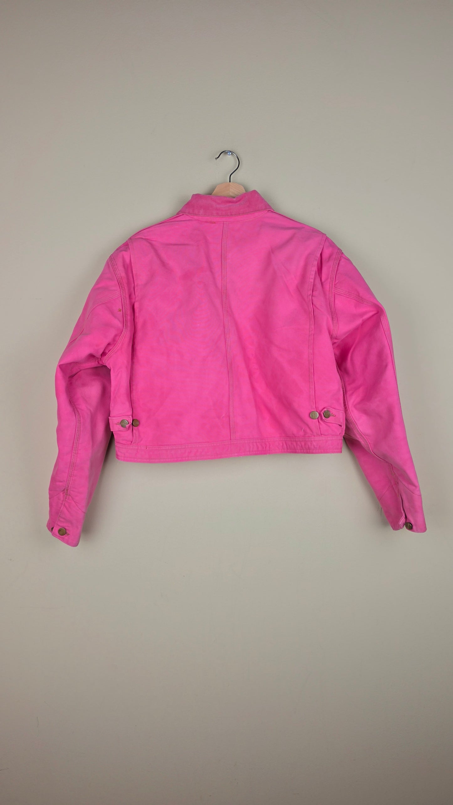 Vintage Carhartt X Detroit Cropped Jacket | Pink | Size L | KR03
