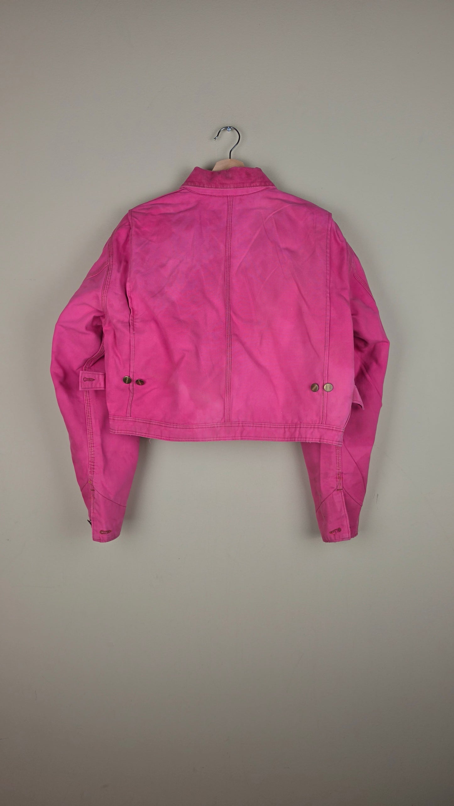 Vintage Carhartt X Detroit Cropped Jacket | Pink | Size M | AU14