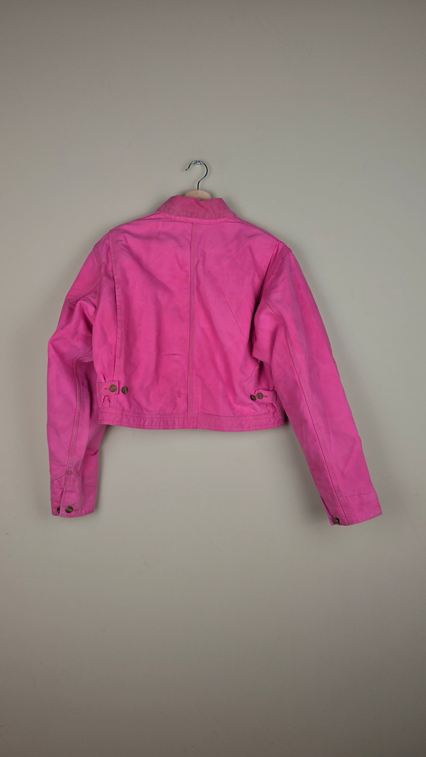 Vintage Carhartt X Detroit Cropped Jacket | Pink | Size S | AU15