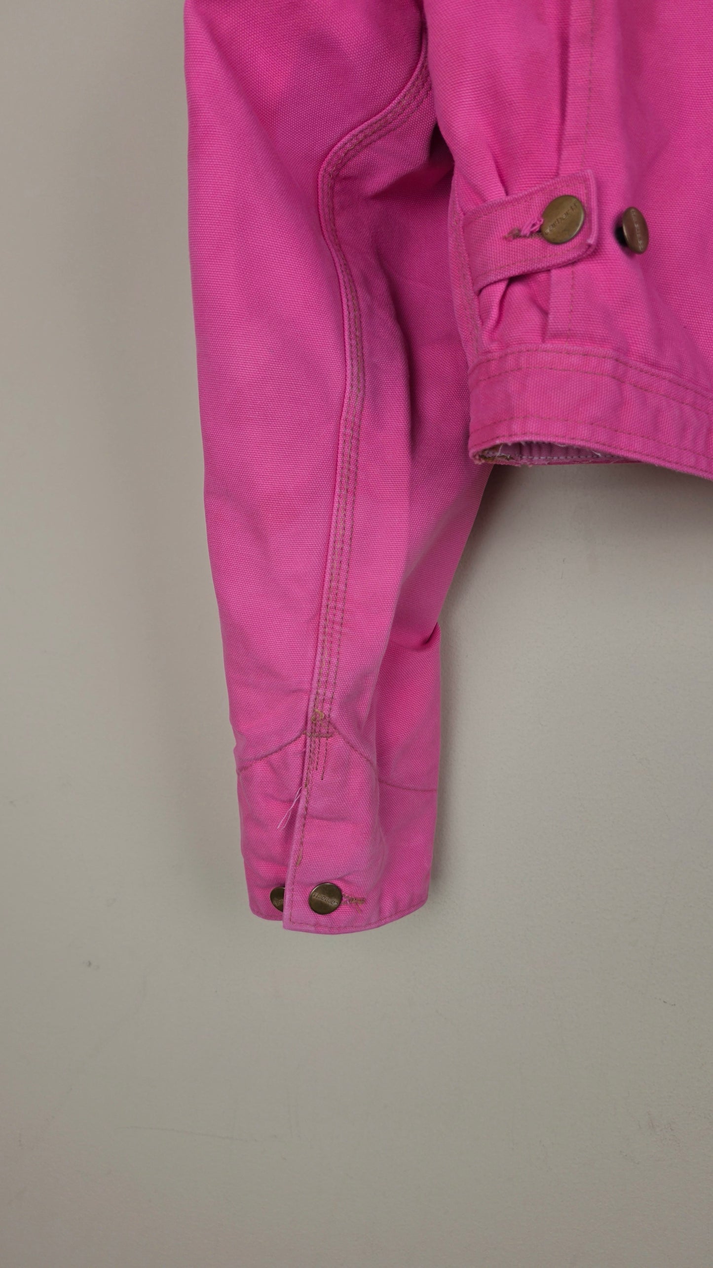 Vintage Carhartt X Detroit Cropped Jacket | Pink | Size S | AU15