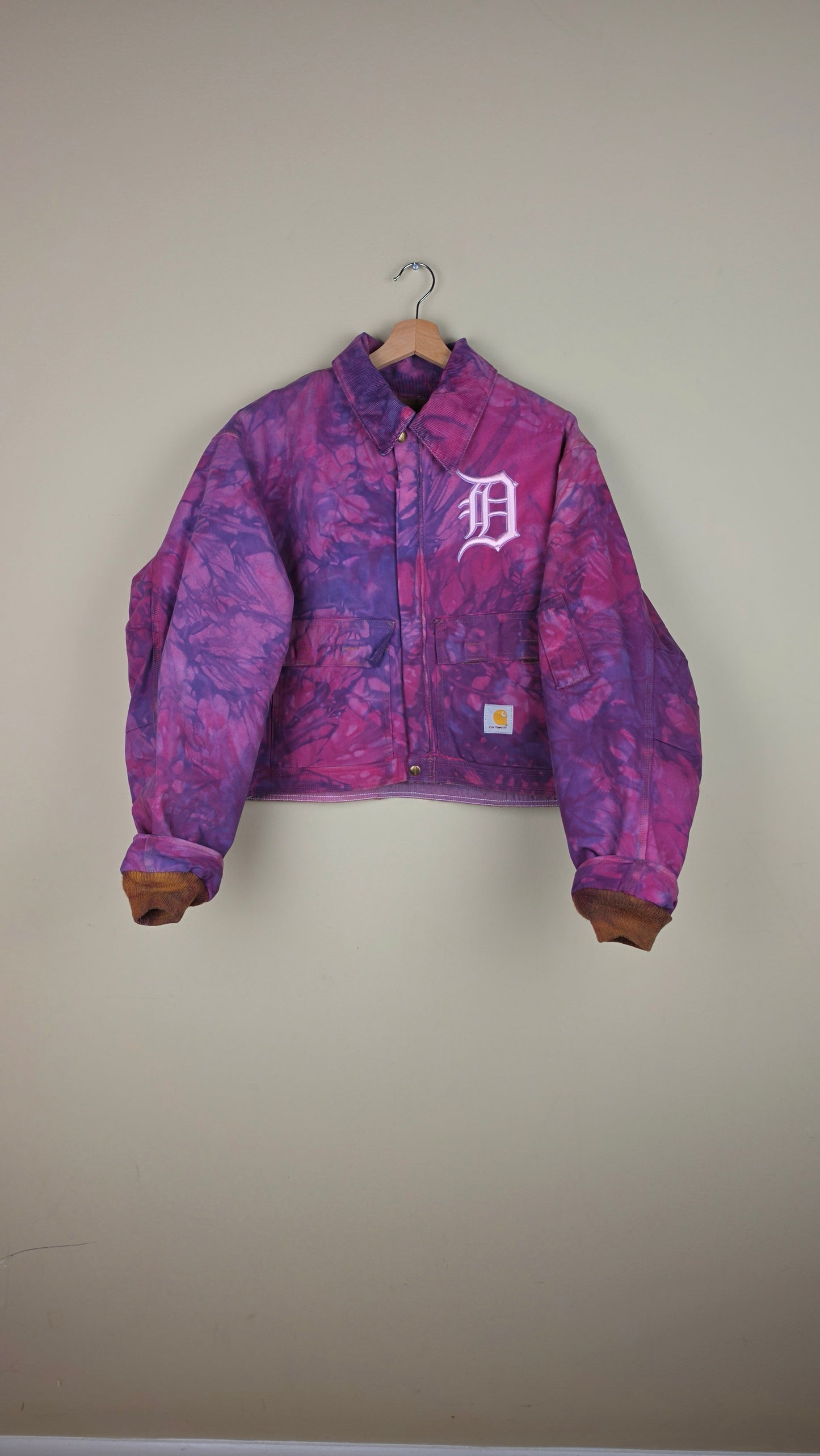 Vintage Carhartt X Detroit Cropped Jacket | Cotton Candy | Size XL| AU16