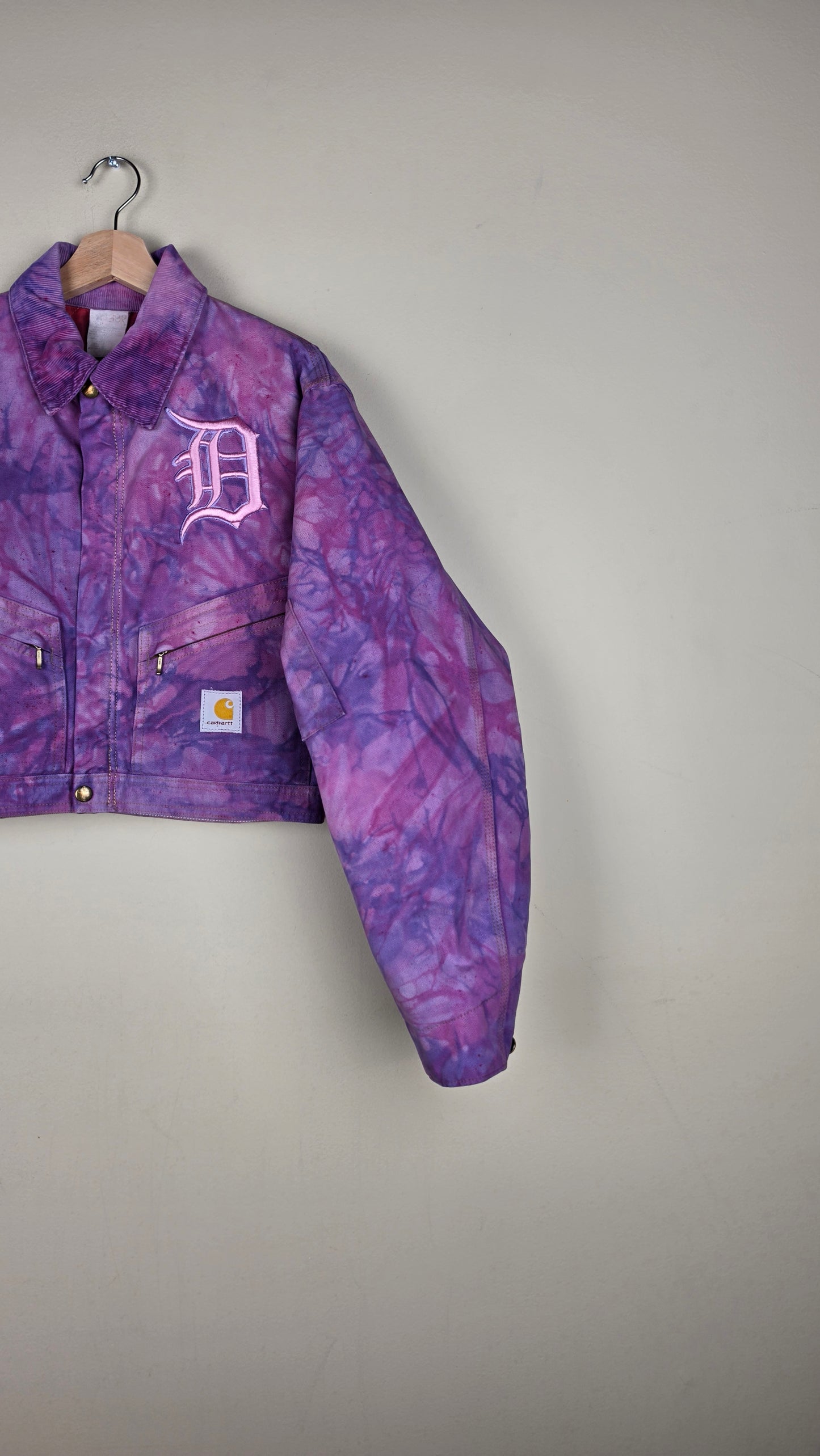 Vintage Carhartt X Detroit Cropped Jacket | Cotton Candy | Size S | AU17
