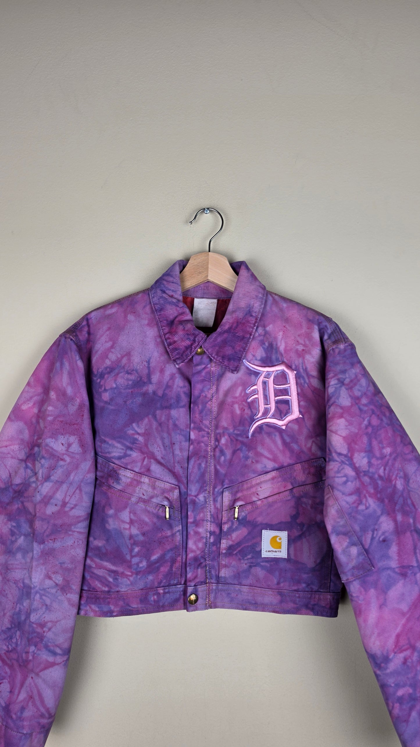 Vintage Carhartt X Detroit Cropped Jacket | Cotton Candy | Size S | AU17