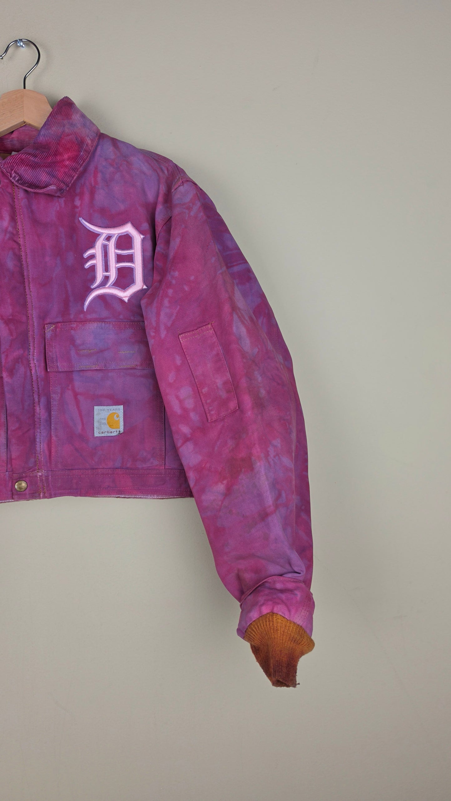 Vintage Carhartt X Detroit Cropped Jacket | Cotton Candy | Size S | AU18