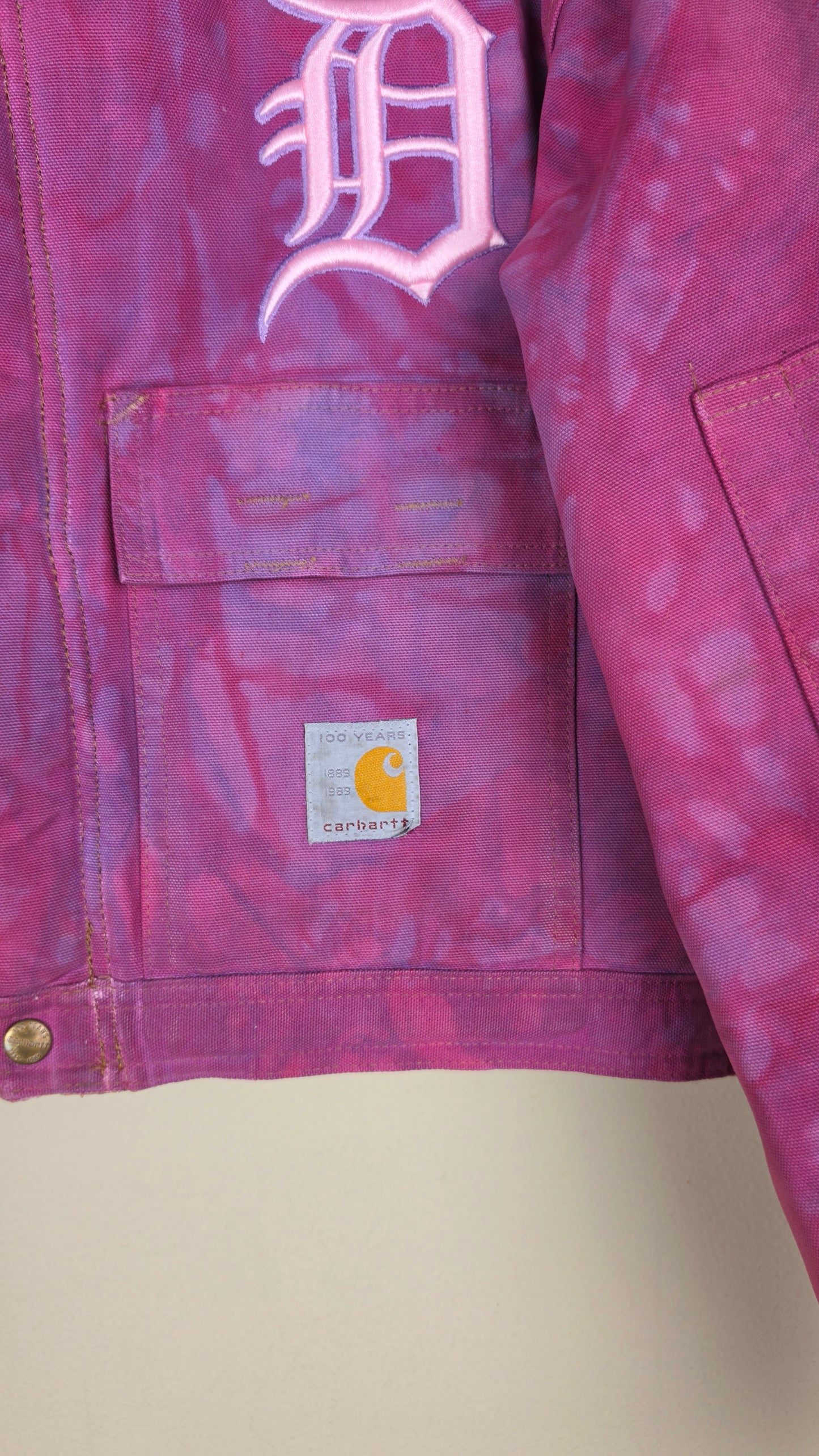 Vintage Carhartt X Detroit Cropped Jacket | Cotton Candy | Size S | AU18
