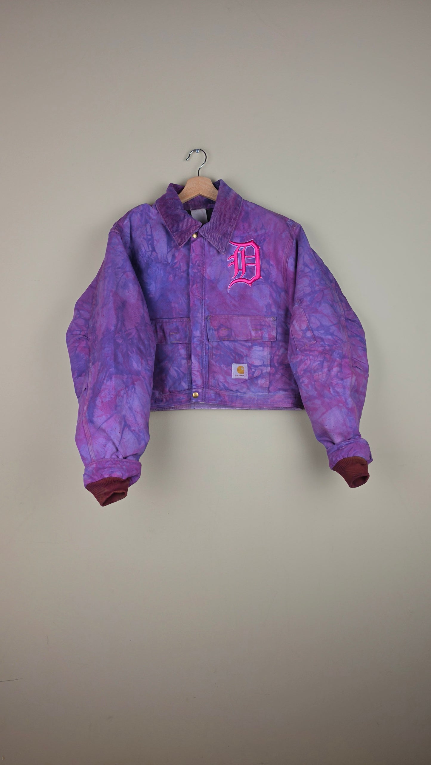 Vintage Carhartt X Detroit Cropped Jacket | Cotton Candy | Size L | AU19