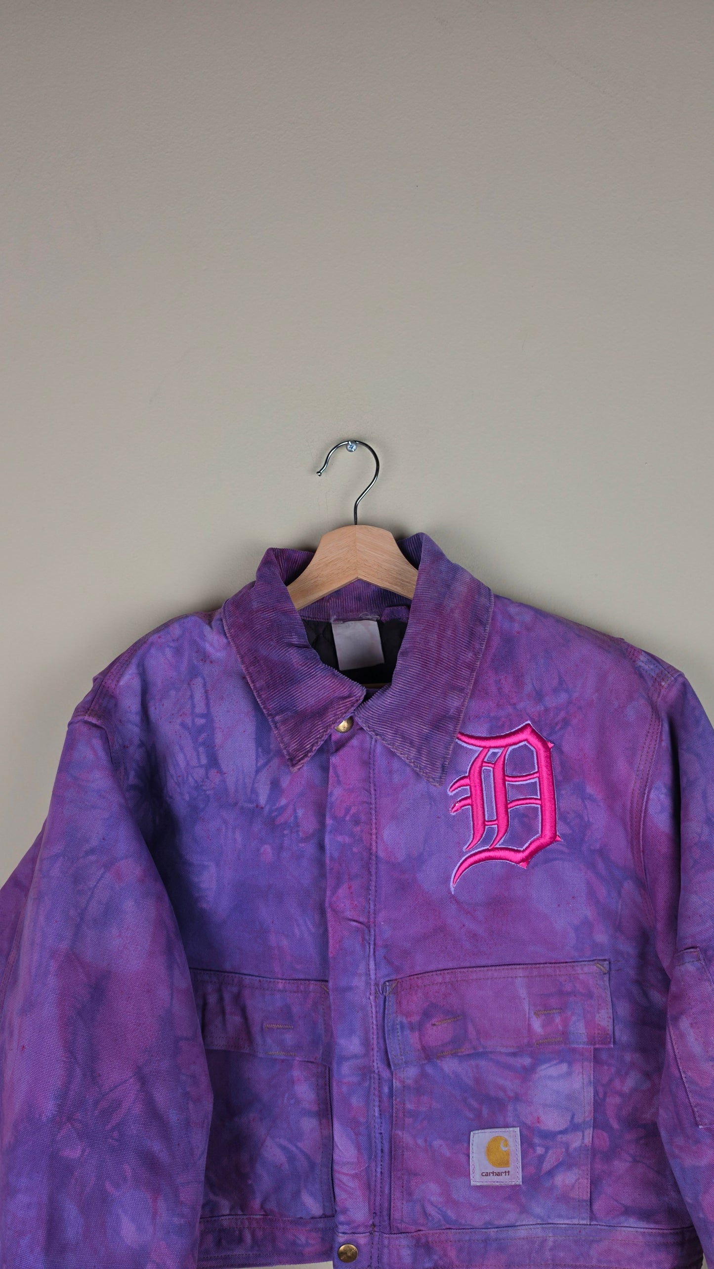 Vintage Carhartt X Detroit Cropped Jacket | Cotton Candy | Size L | AU19