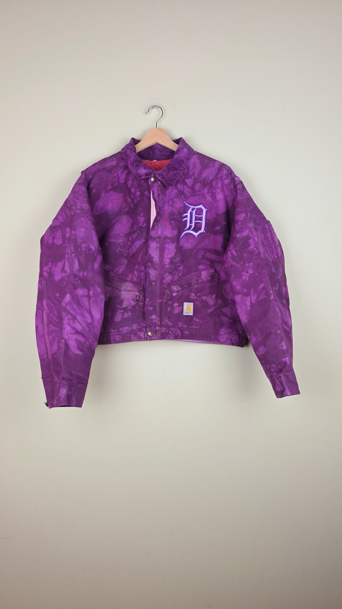 Vintage Carhartt X Detroit Cropped Jacket | Camo Purple | Size 2XL | AU20