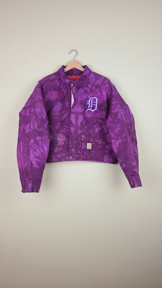 Vintage Carhartt X Detroit Cropped Jacket | Camo Purple | Size 2XL | AU20
