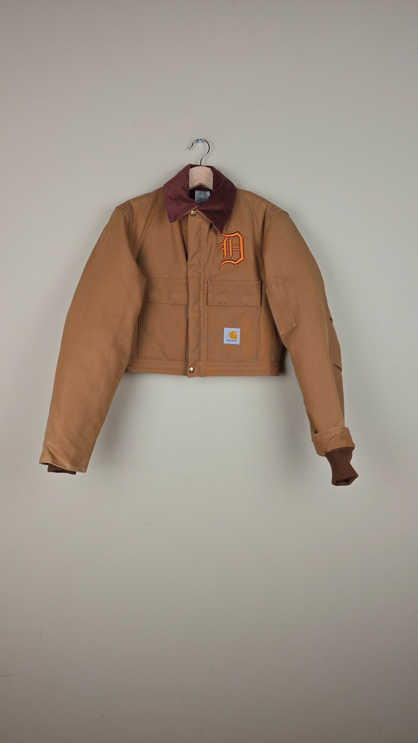 Vintage Carhartt X Detroit Cropped Jacket | Carton Brown | Size XS | AU21