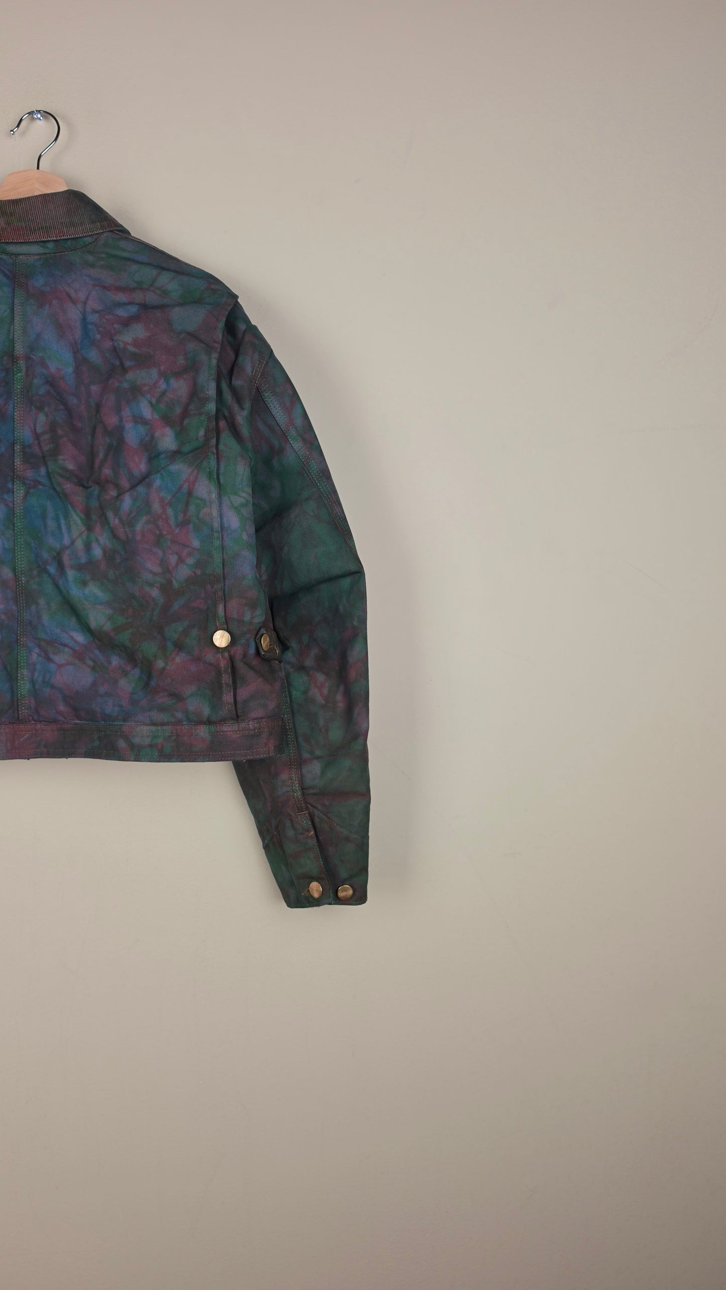 Vintage Carhartt X Detroit Cropped Jacket | Camo Green | Size XL | AU26