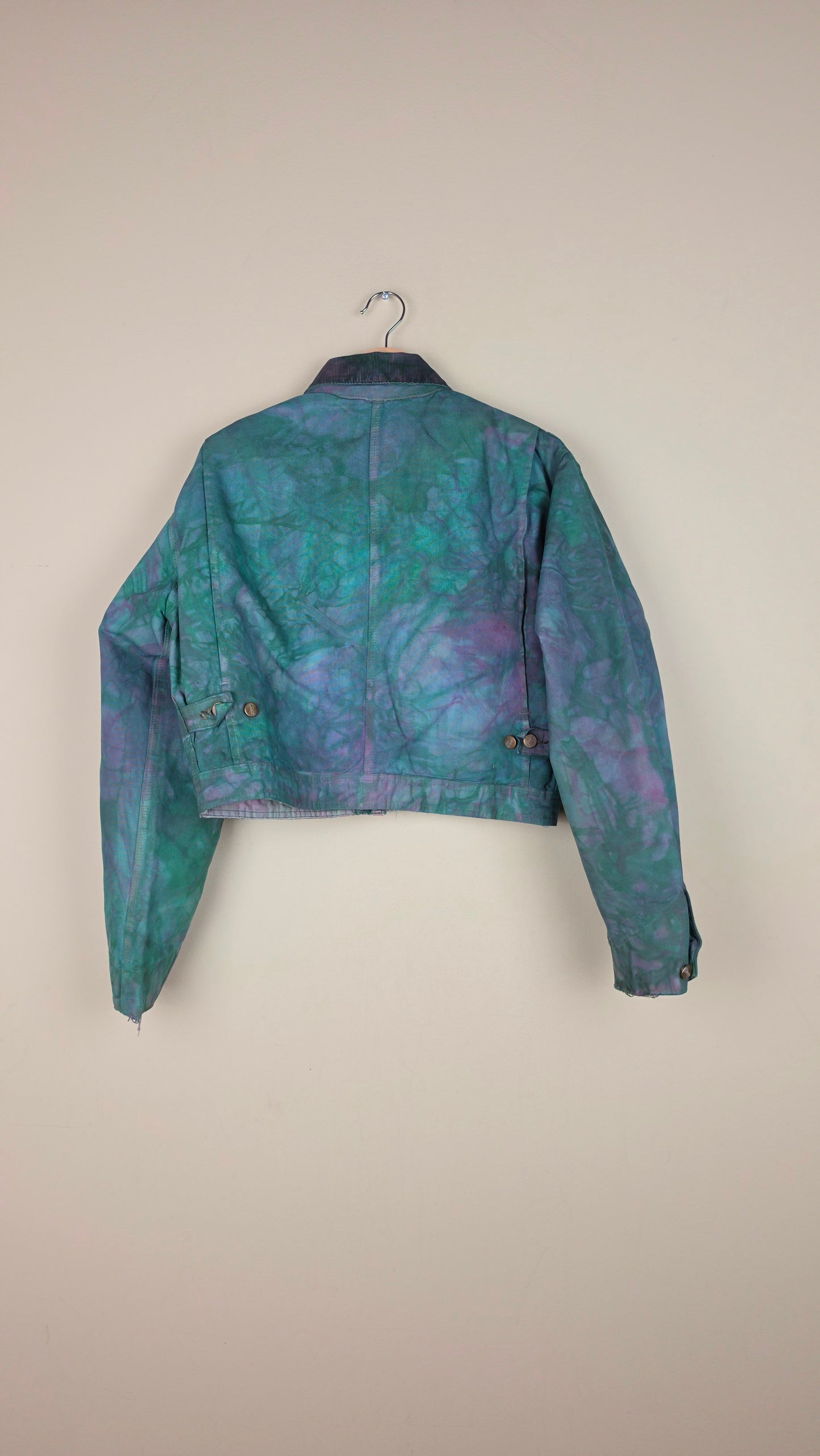 Vintage Carhartt X Detroit Cropped Jacket | Camo Green | Size S | AU27