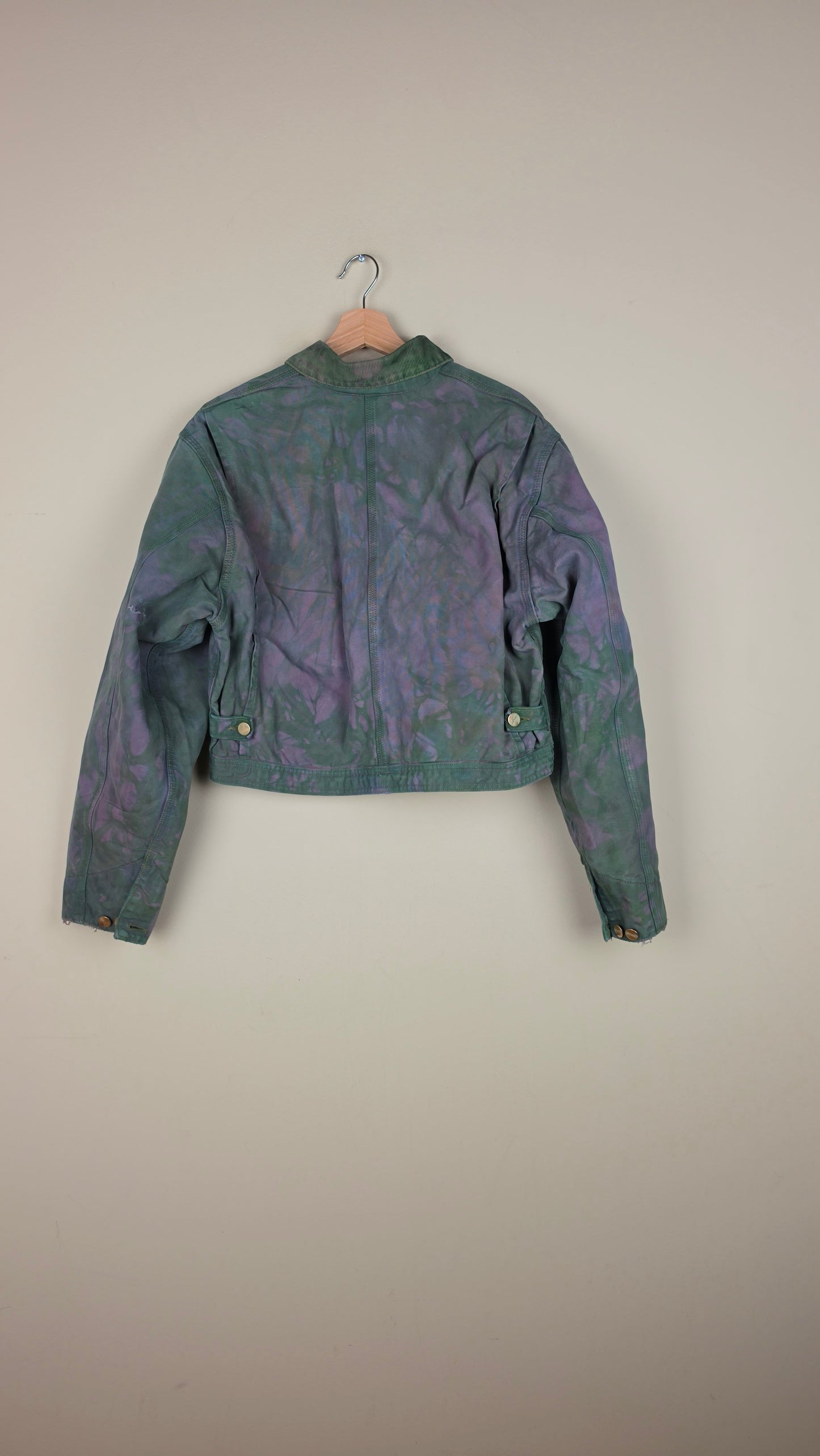 Vintage Carhartt X Detroit Cropped Jacket | Camo Green | Size M | AU28