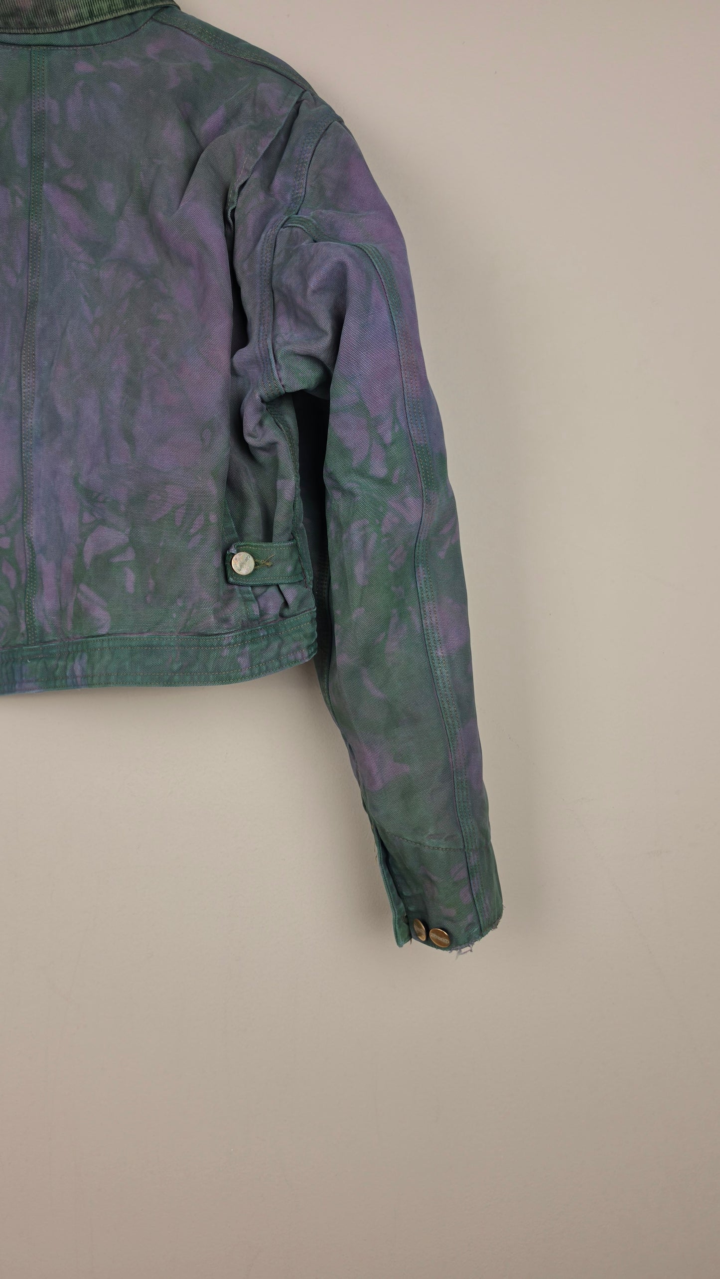 Vintage Carhartt X Detroit Cropped Jacket | Camo Green | Size M | AU28