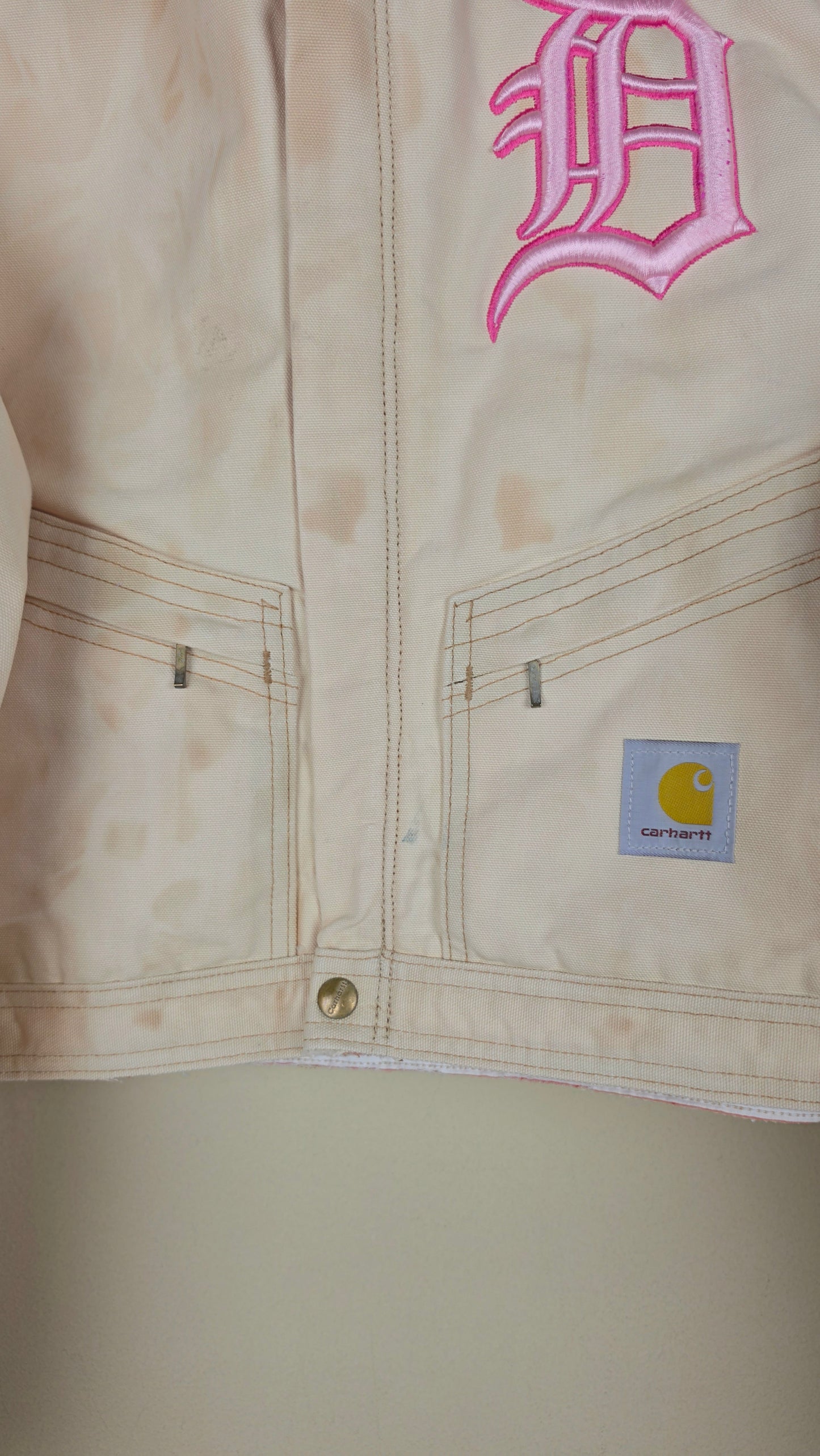 Vintage Carhartt X Detroit Cropped Jacket | Pastel | Size S | AU30