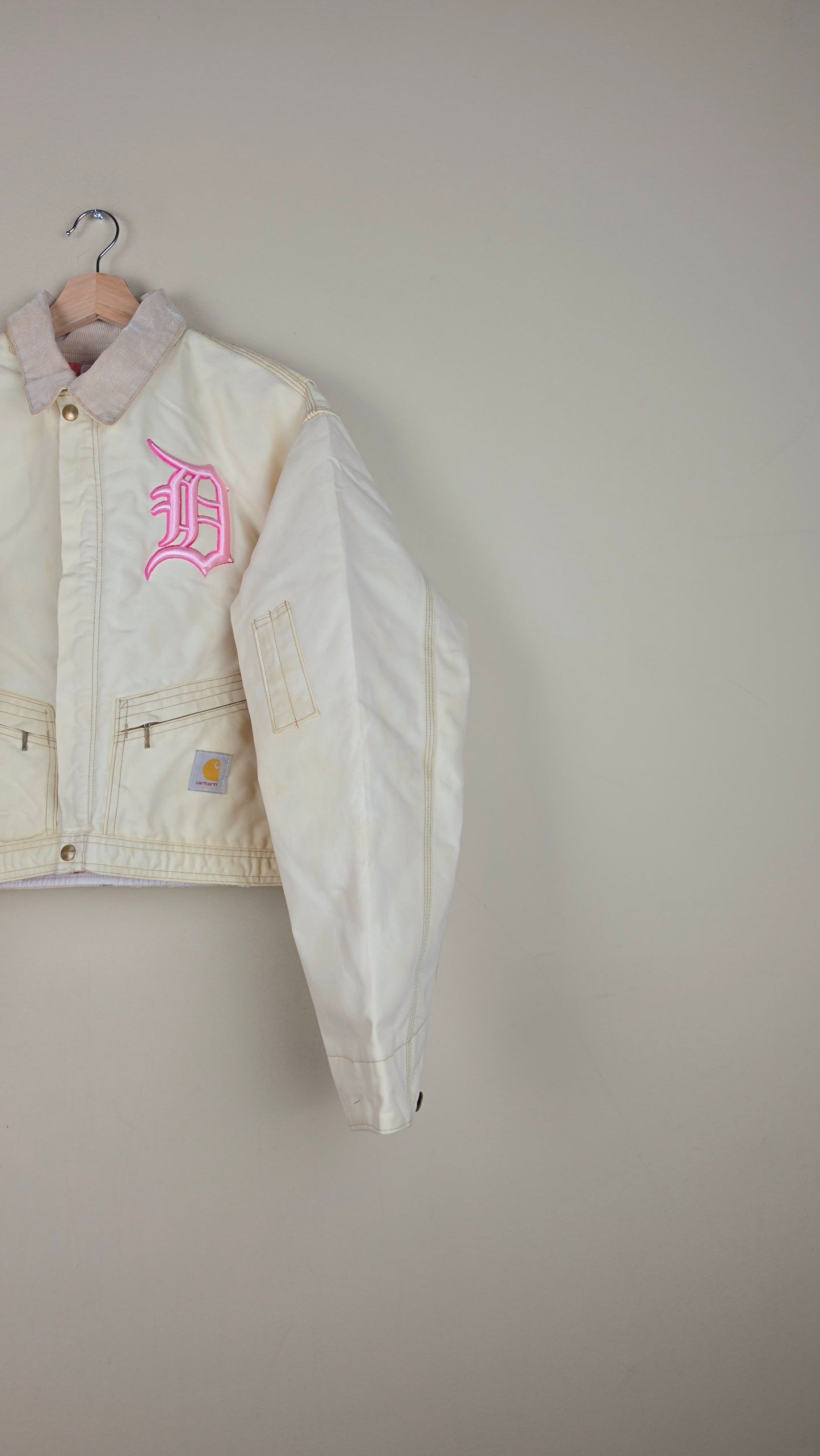 Vintage Carhartt X Detroit Cropped Jacket | Pastel | Size XL | AU34