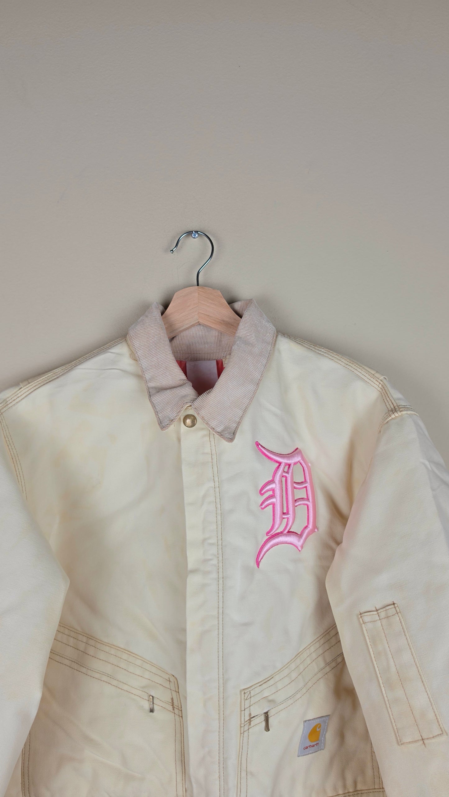 Vintage Carhartt X Detroit Cropped Jacket | Pastel | Size XL | AU34