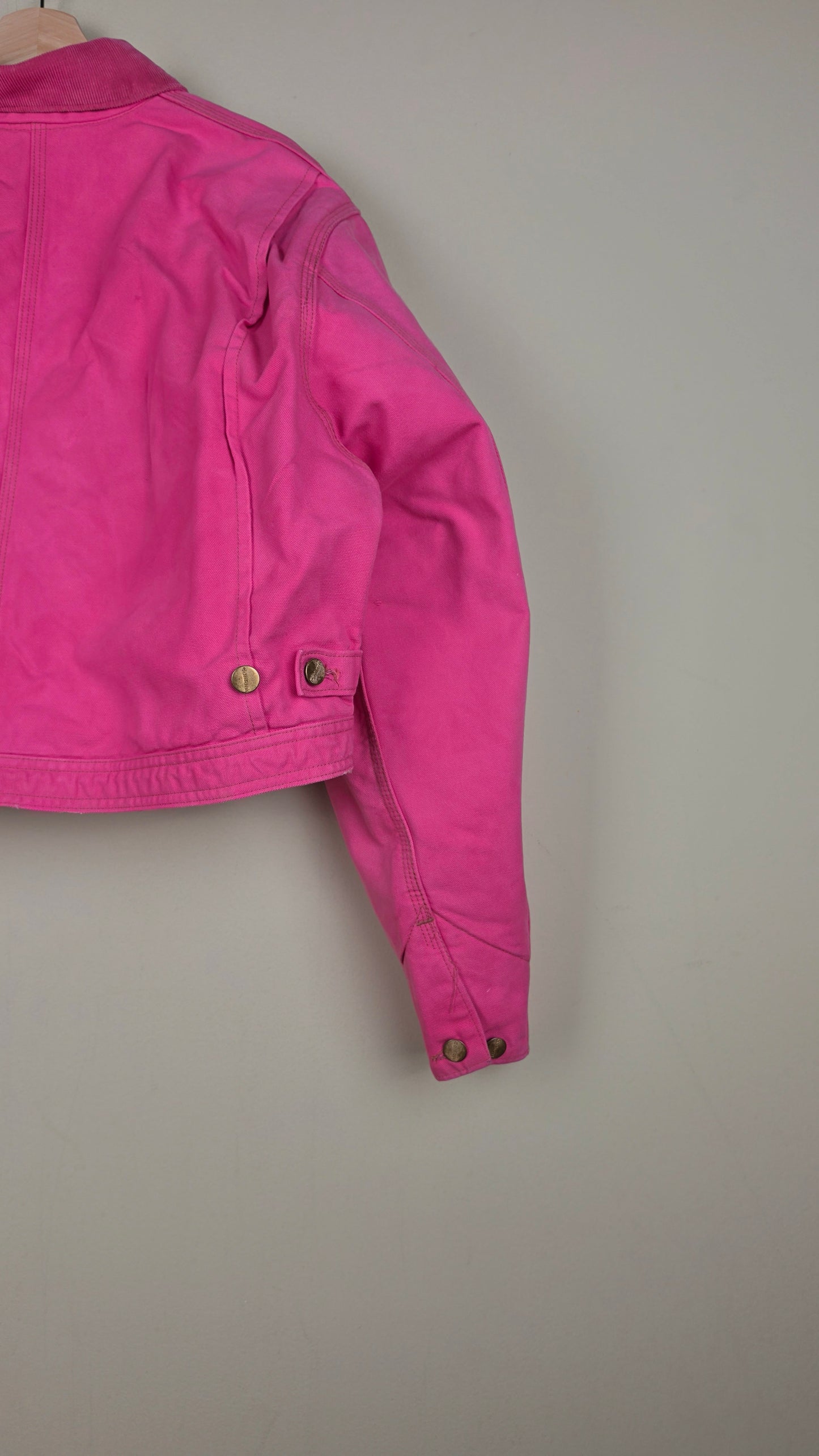 Vintage Carhartt X Detroit Cropped Jacket | Pink | Size XL | AU36