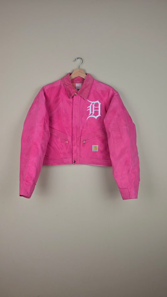 Vintage Carhartt X Detroit Cropped Jacket | Pink | Size L | AU37