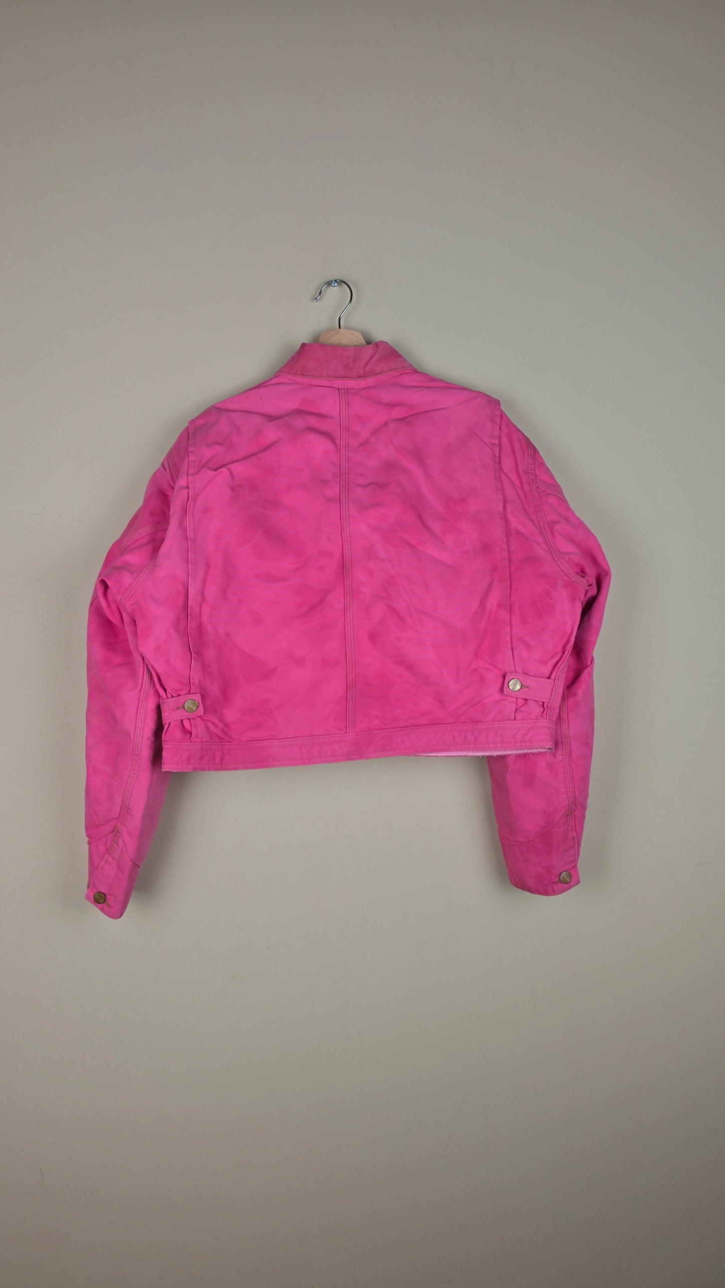 Vintage Carhartt X Detroit Cropped Jacket | Pink | Size L | AU37