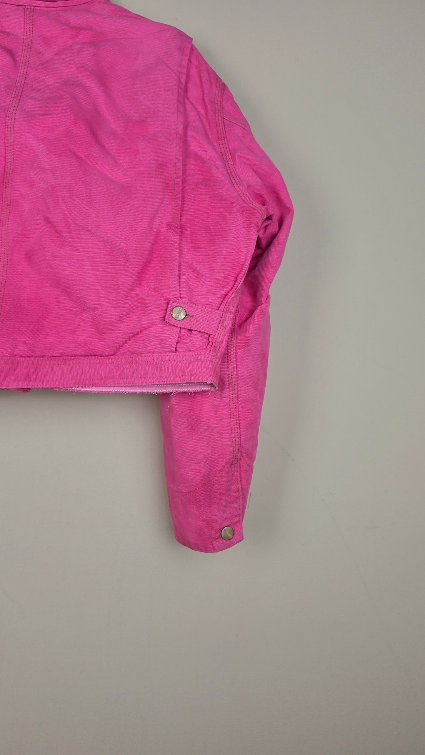 Vintage Carhartt X Detroit Cropped Jacket | Pink | Size L | AU37