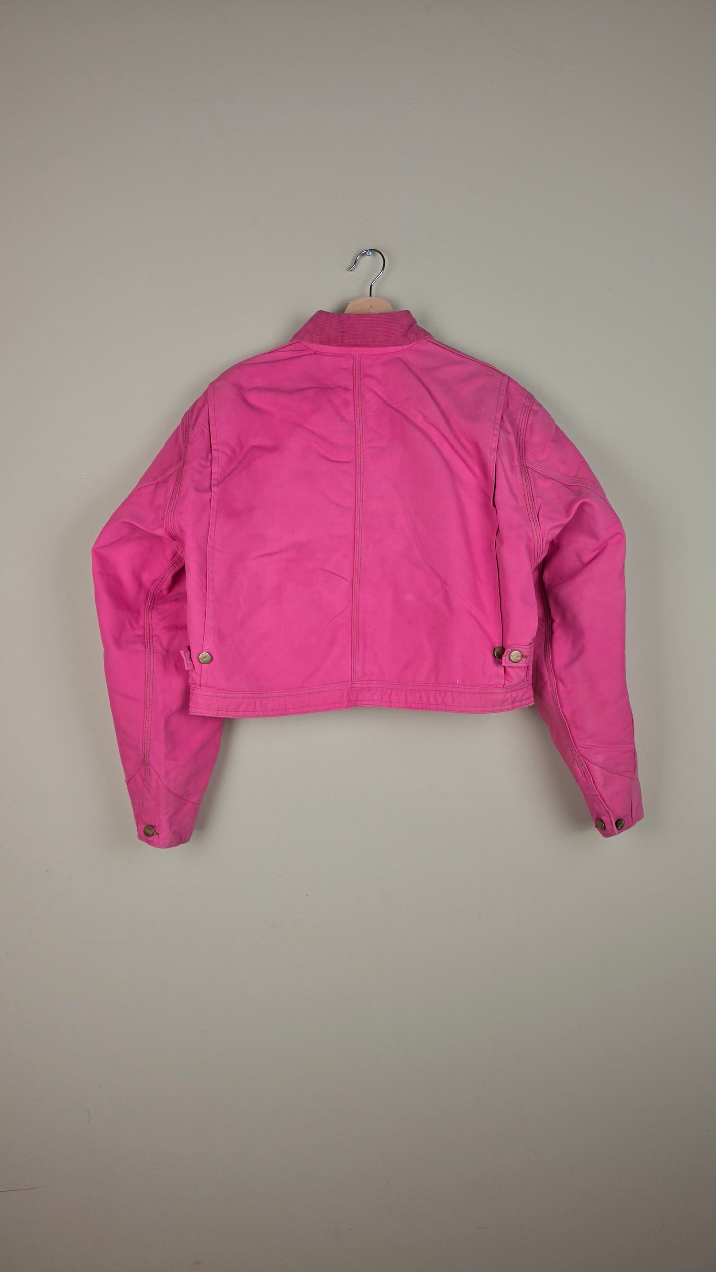 Vintage Carhartt X Detroit Cropped Jacket | Pink | Size L | AU38