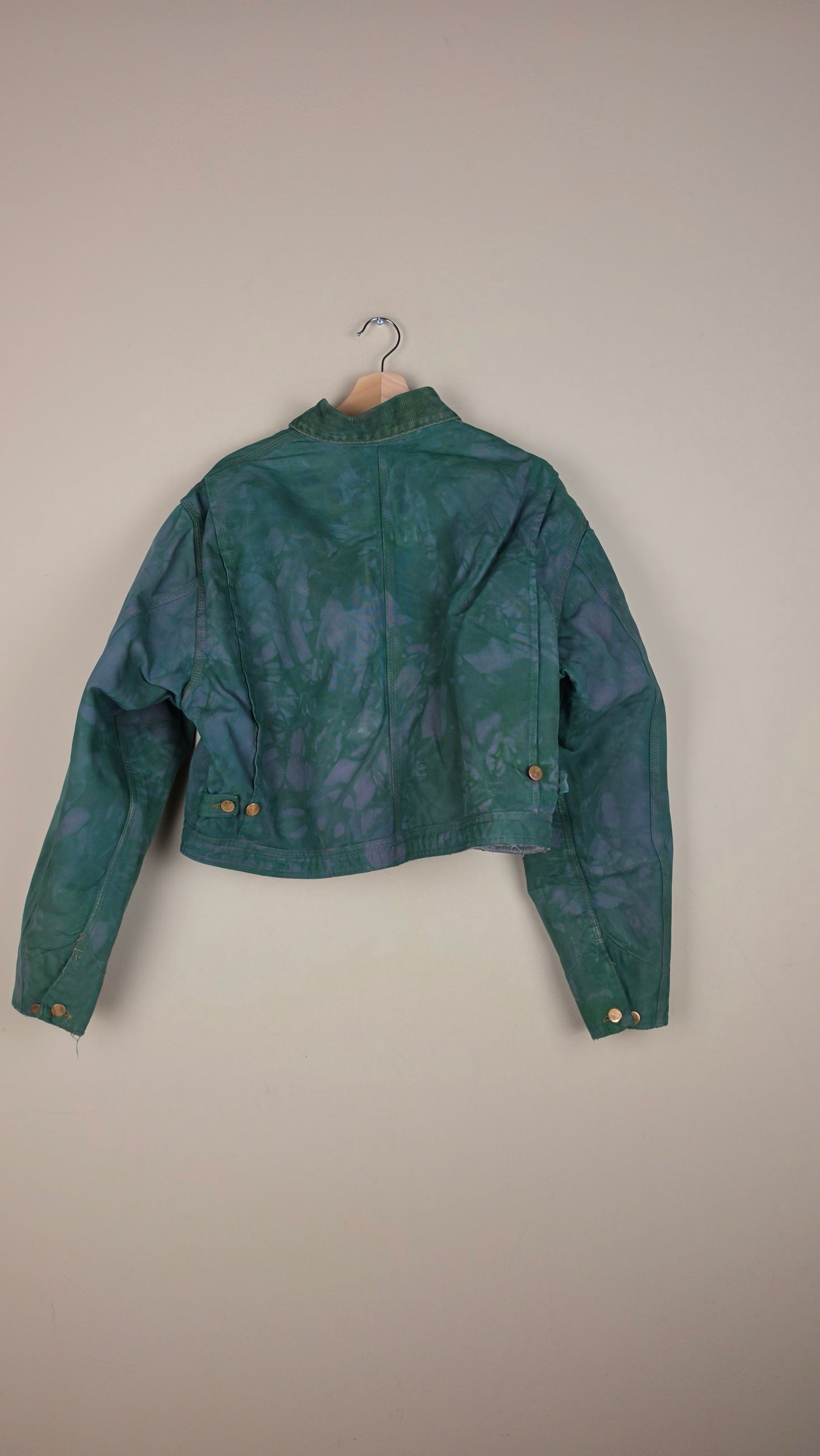 Vintage Carhartt X Detroit Cropped Jacket | Camo Green | Size L | AU41