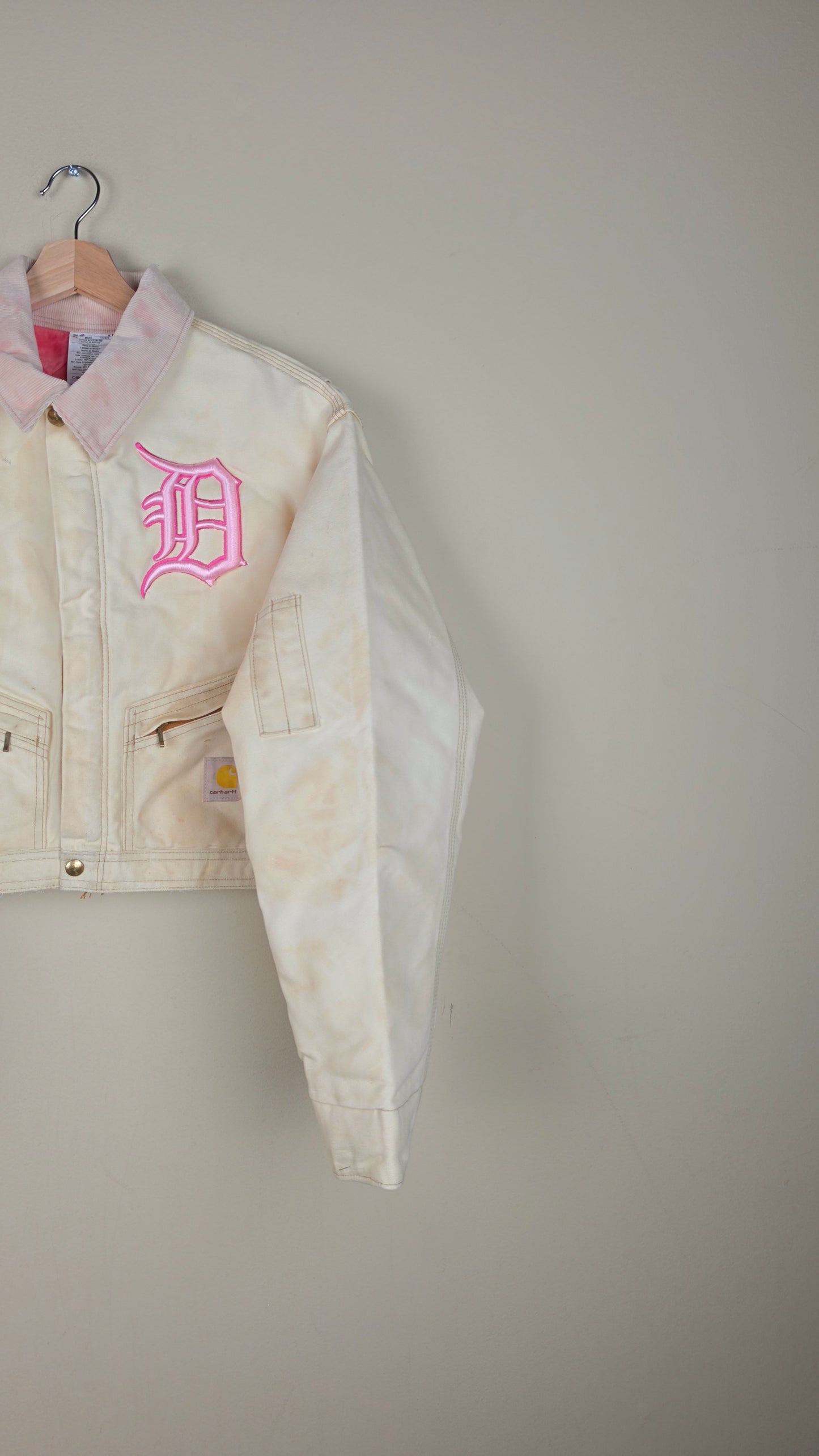 Vintage Carhartt X Detroit Cropped Jacket | Pastel | Size L | AU46
