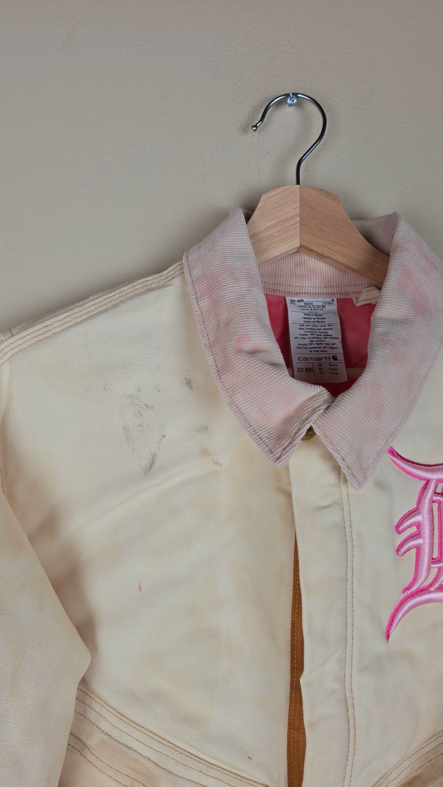 Vintage Carhartt X Detroit Cropped Jacket | Pastel | Size L | AU46