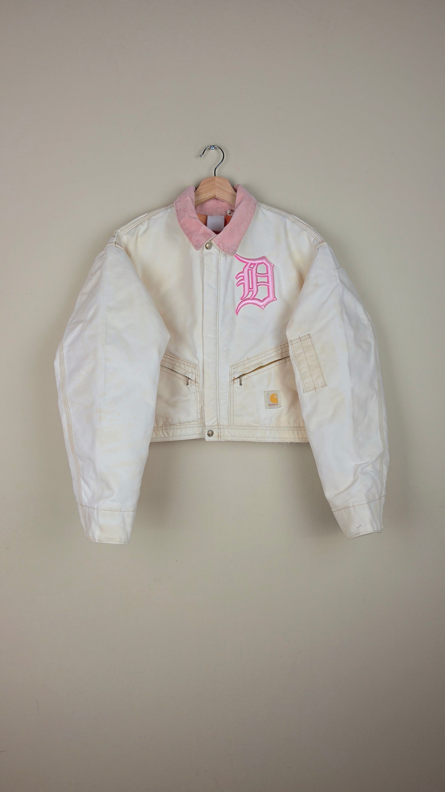 Vintage Carhartt X Detroit Cropped Jacket | Pastel | Size L | AU47