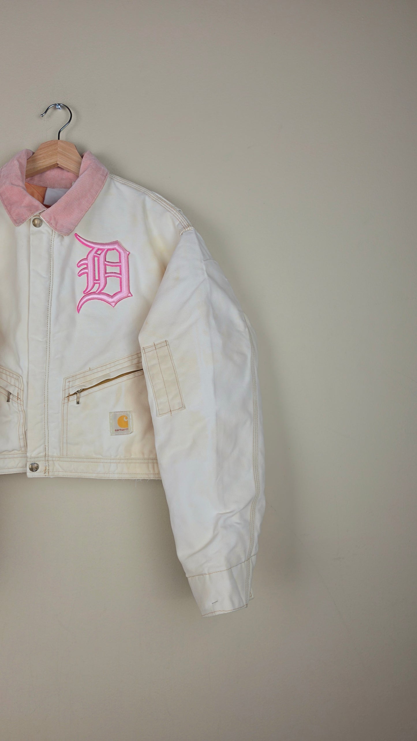 Vintage Carhartt X Detroit Cropped Jacket | Pastel | Size L | AU47