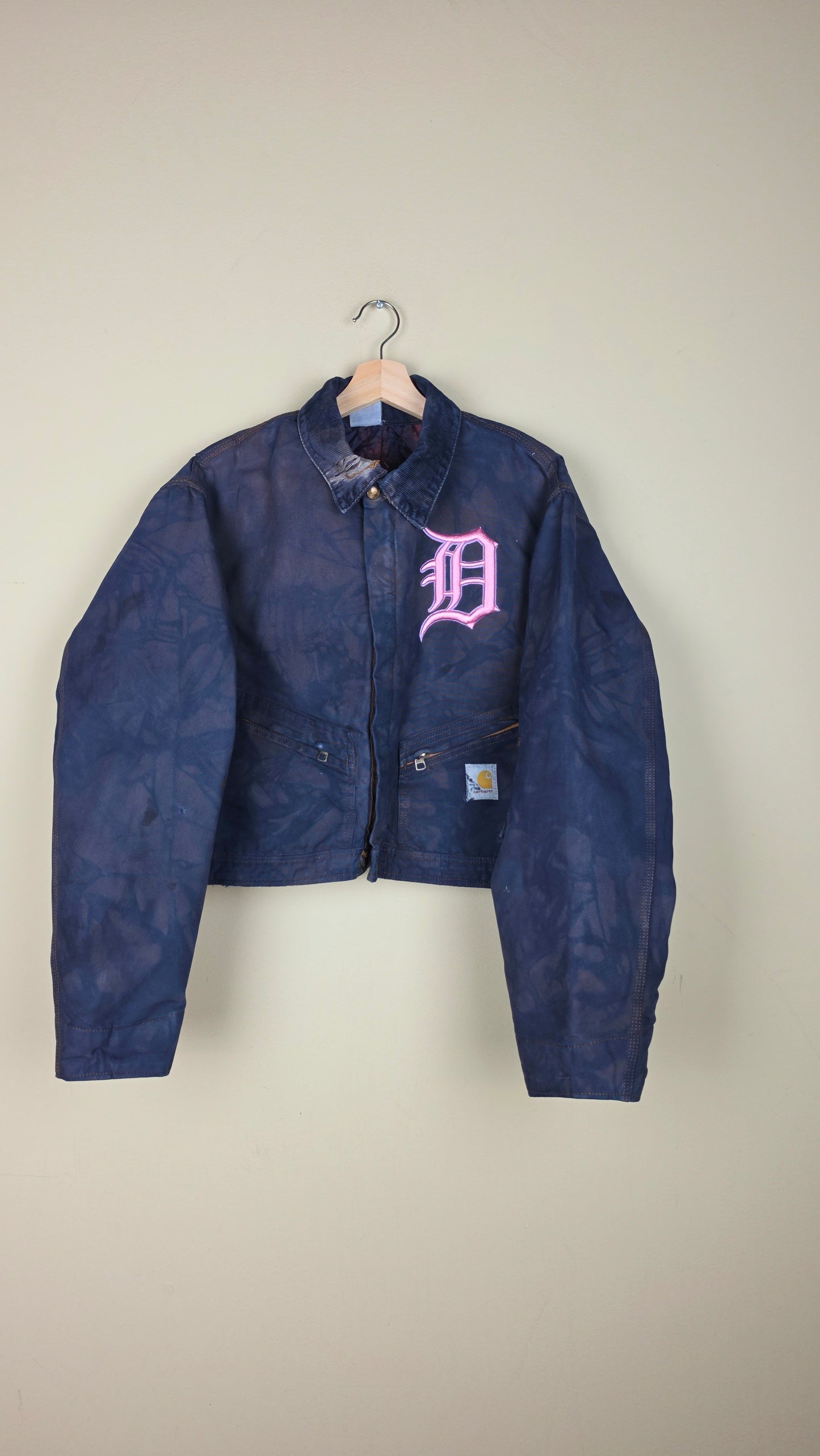 Vintage DISTRESSED Carhartt X Detroit Cropped Jacket | Calm Blue | Size M | AU50