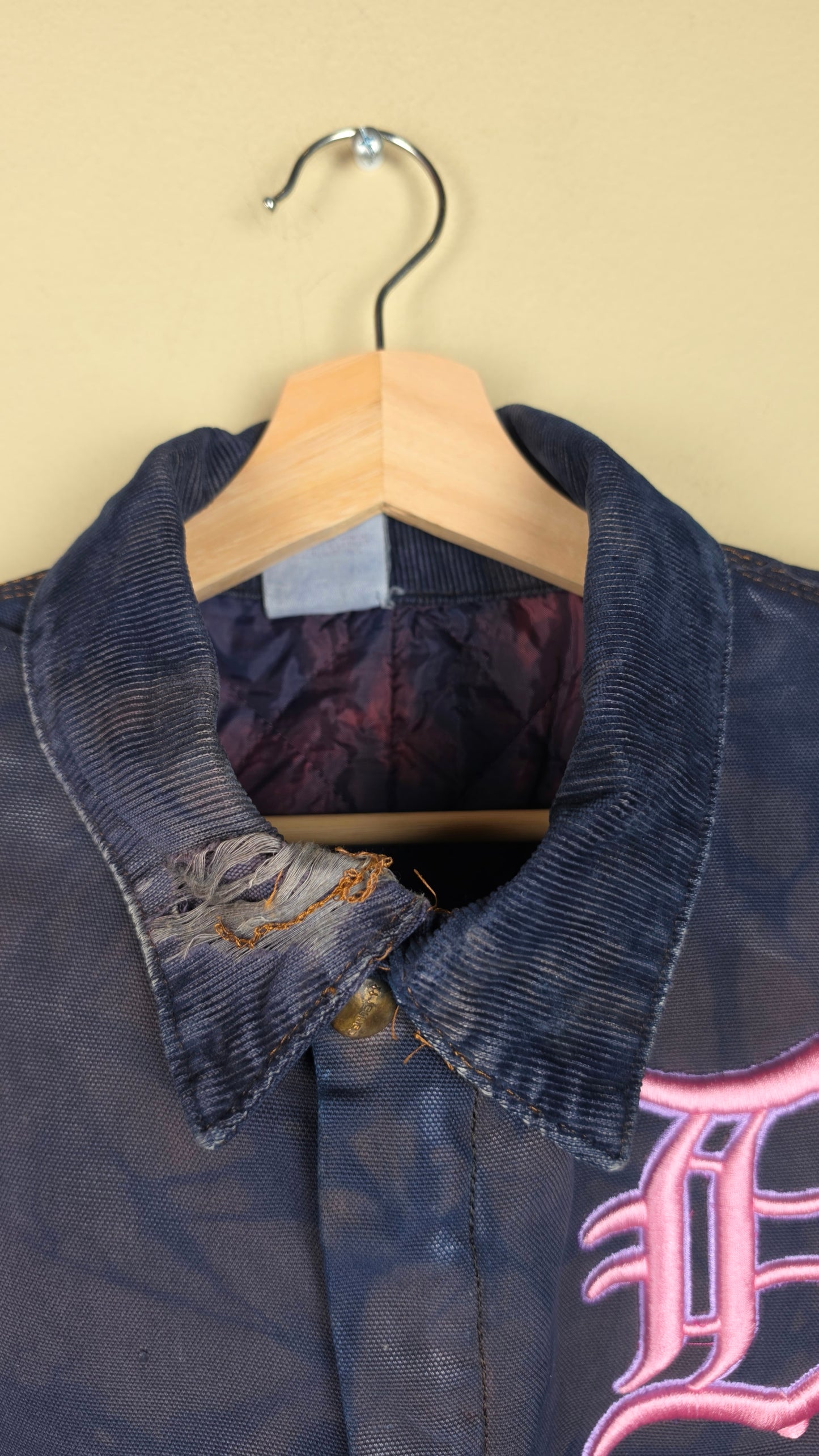 Vintage DISTRESSED Carhartt X Detroit Cropped Jacket | Calm Blue | Size M | AU50