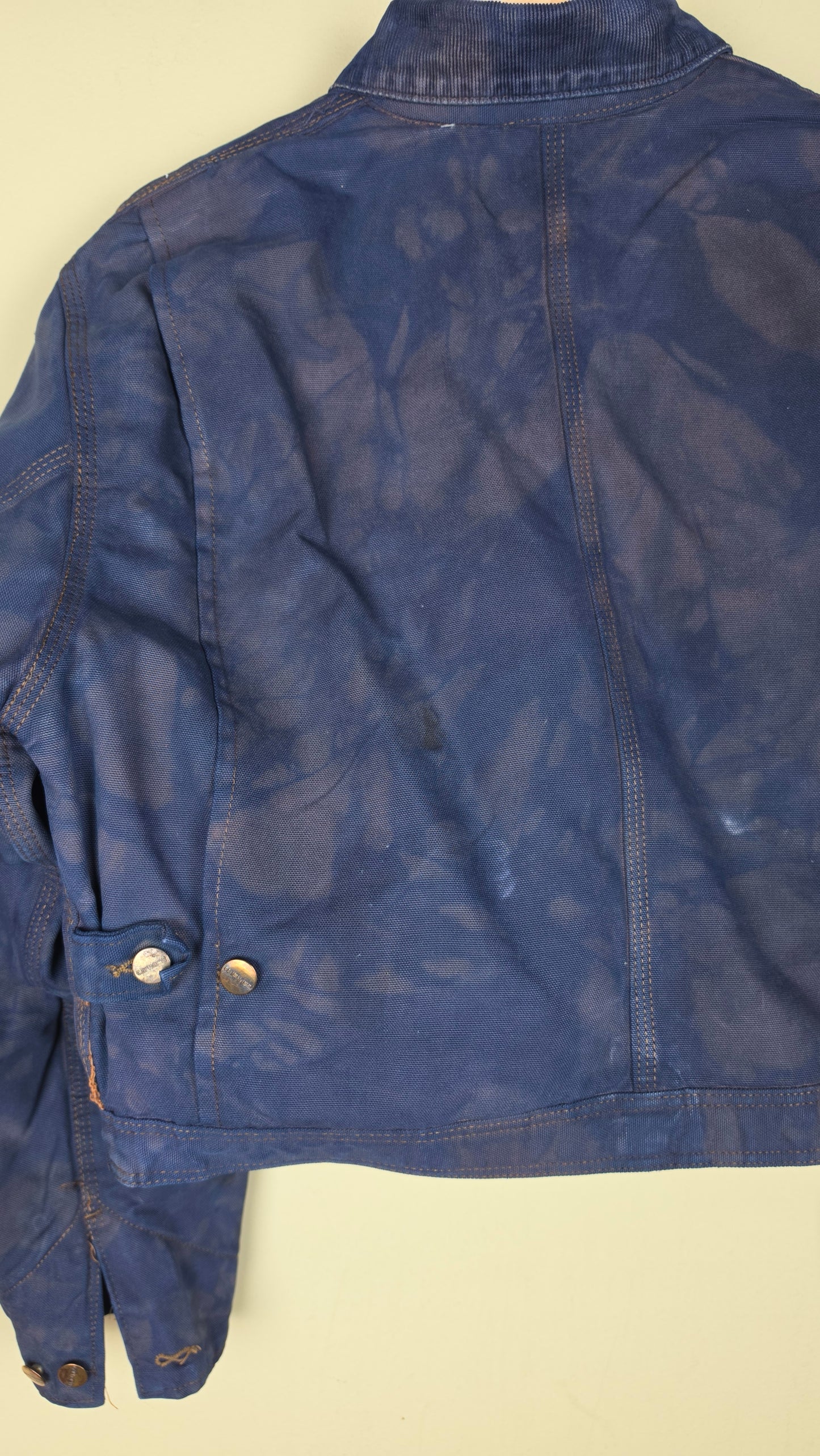 Vintage DISTRESSED Carhartt X Detroit Cropped Jacket | Calm Blue | Size M | AU50
