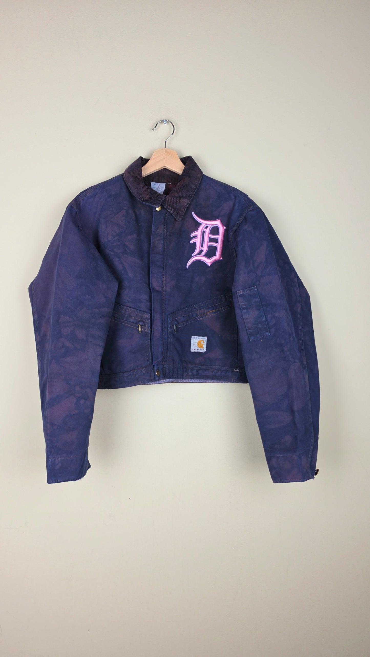 Vintage Carhartt X Detroit Cropped Jacket | Calm Blue | Size M | AU51