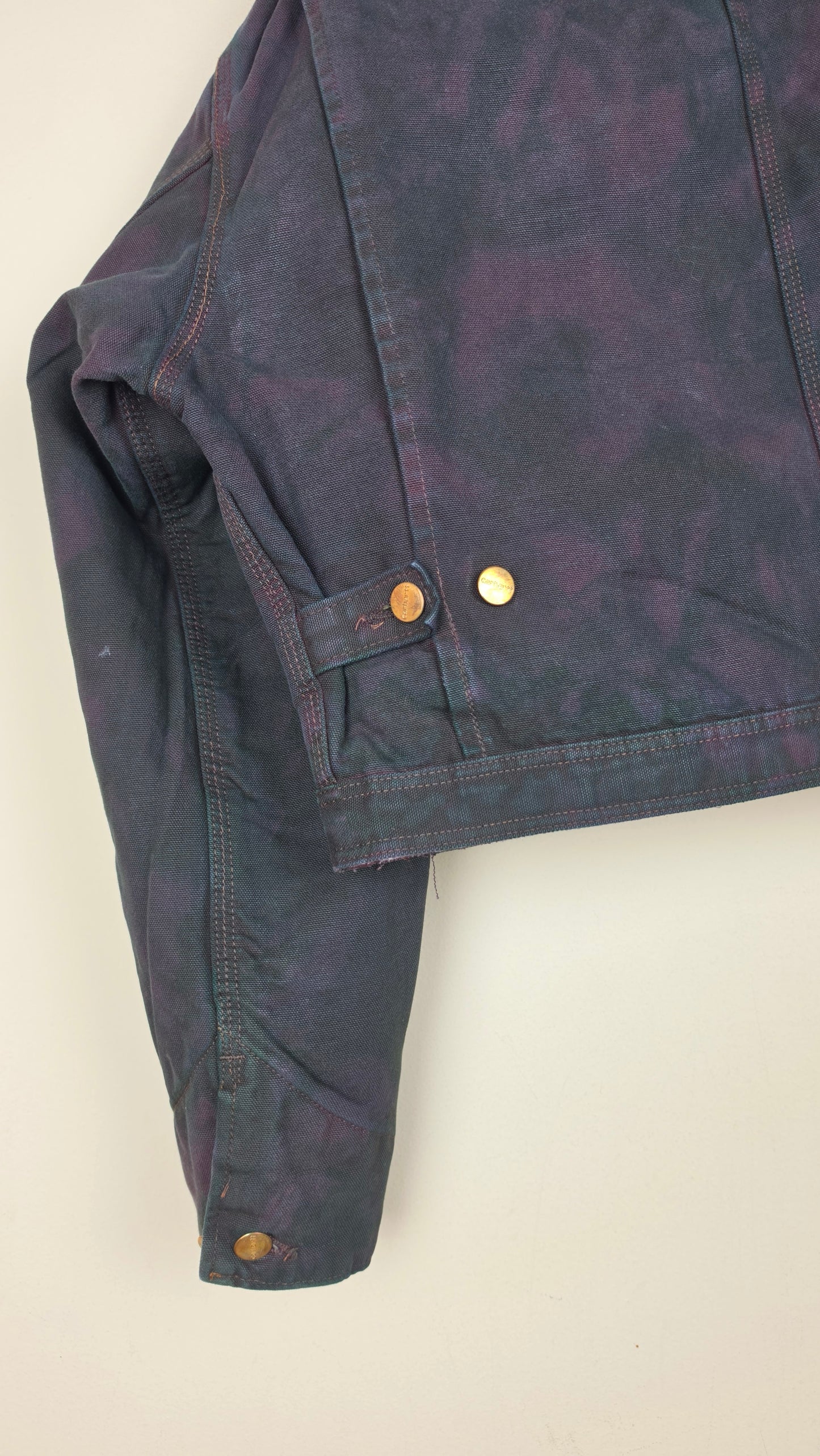 Vintage Carhartt X Detroit Cropped Jacket | Camo Green | Size M | AU52