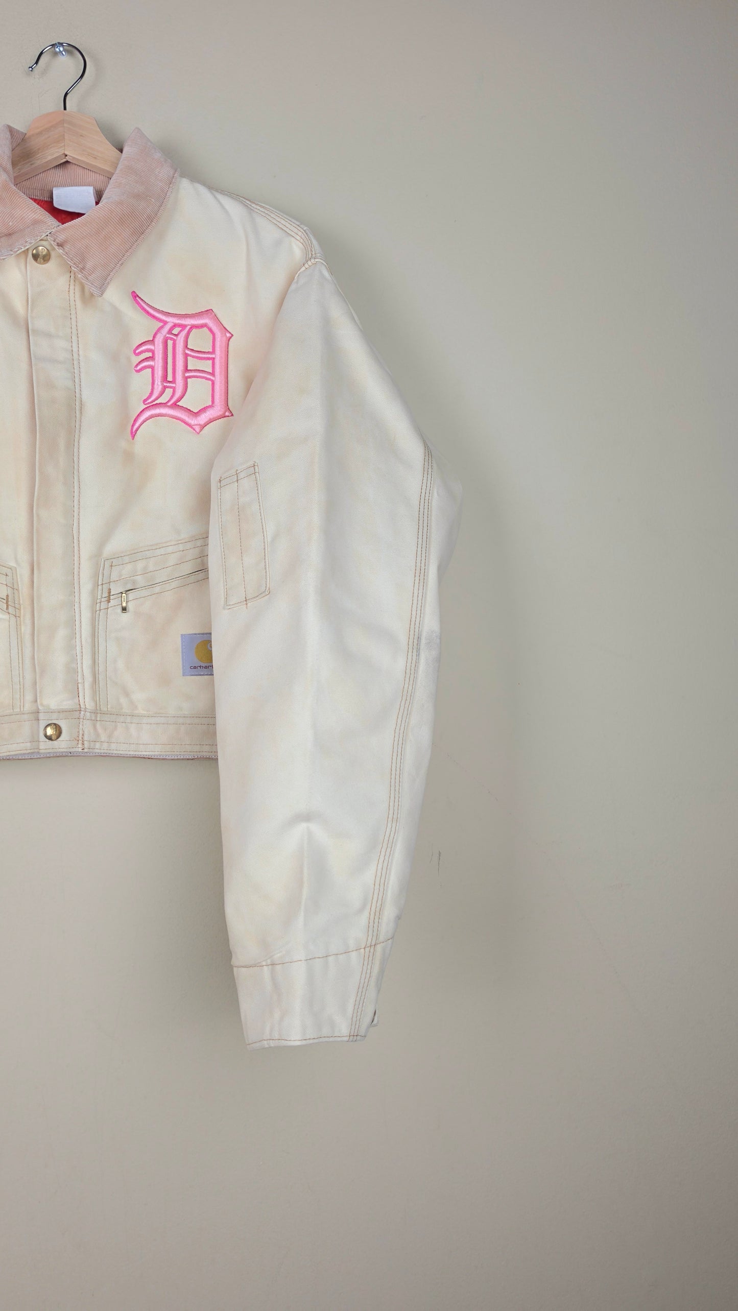 Vintage Carhartt X Detroit Cropped Jacket | Pastel | Size XL | AU56