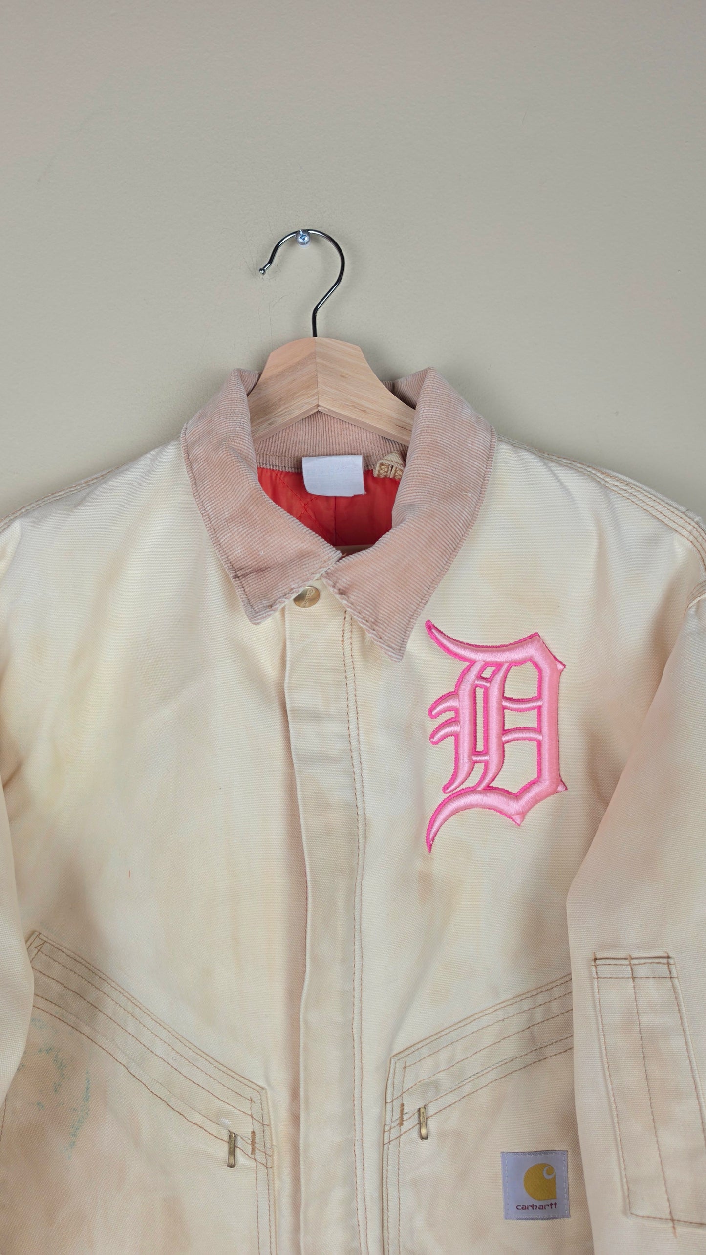 Vintage Carhartt X Detroit Cropped Jacket | Pastel | Size XL | AU56