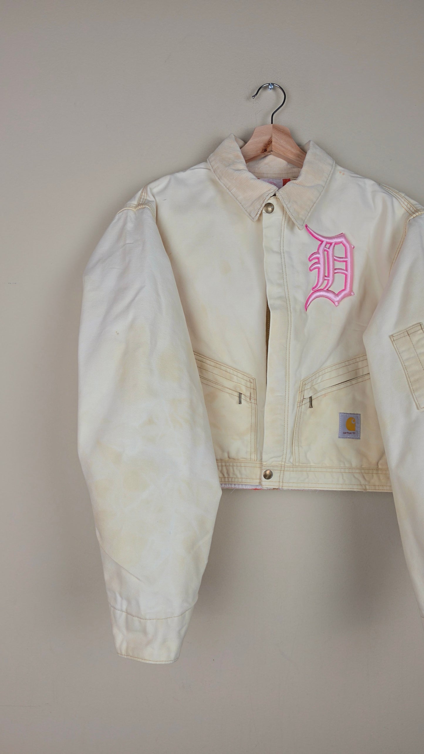 Vintage Carhartt X Detroit Cropped Jacket | Pastel | Size M | AU57