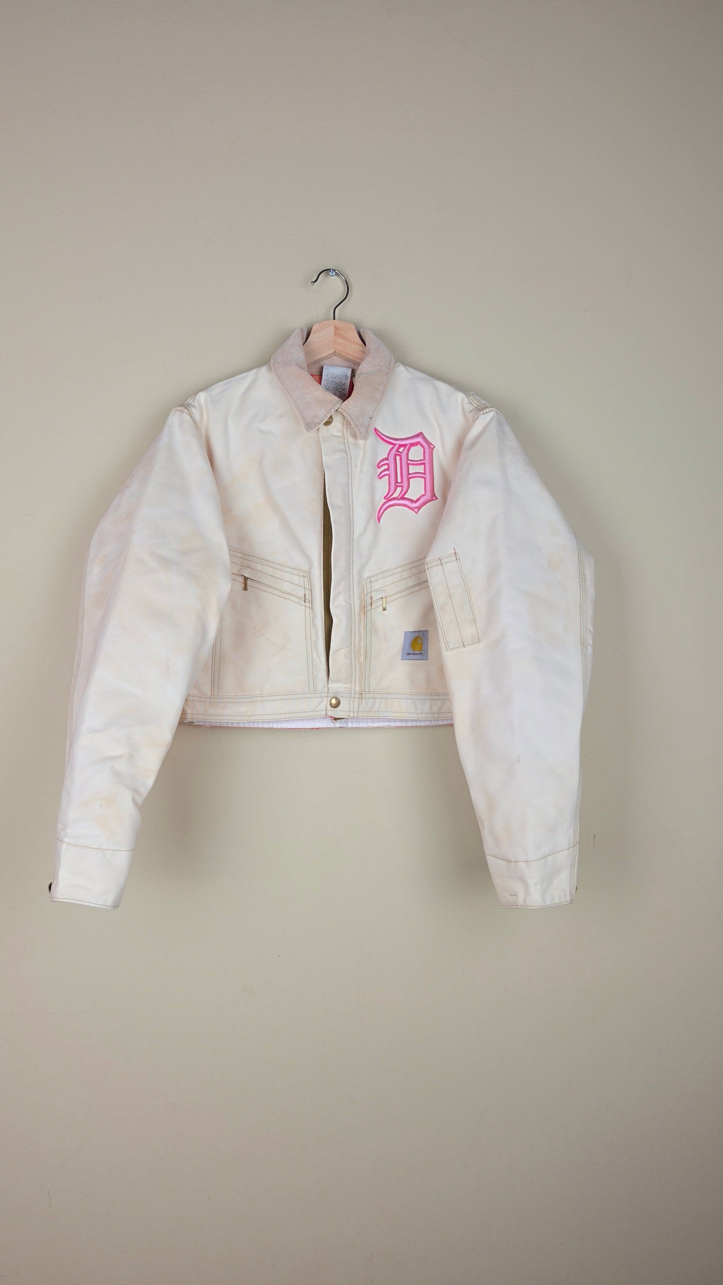 Vintage Carhartt X Detroit Cropped Jacket | Pastel | Size S | AU58