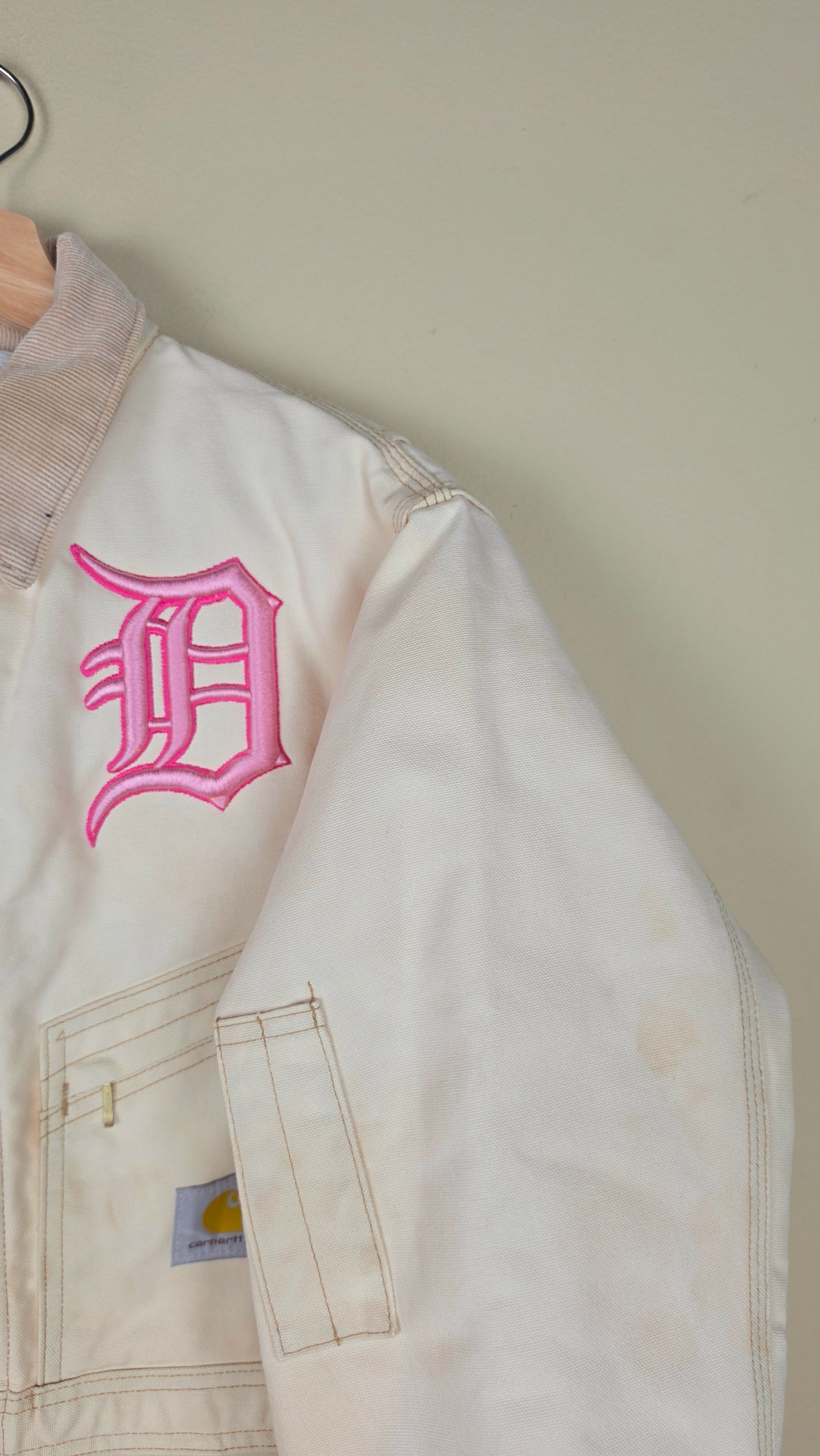 Vintage Carhartt X Detroit Cropped Jacket | Pastel | Size S | AU58